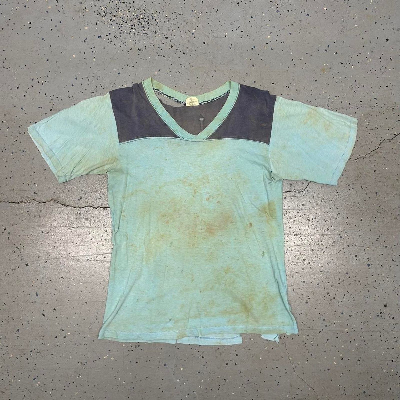Other Distressed 70s vintage green football jersey tee Size M / US 6-8 / IT 42-44 - 1 Thumbnail