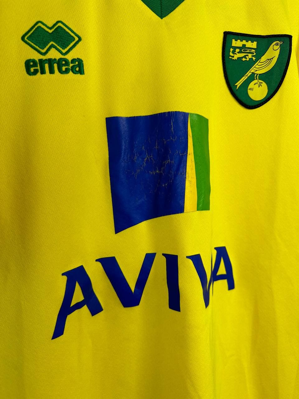 Errea × Vintage Vintage Norwich City 2011/12 Errea Soccer Jersey Size US M / EU 48-50 / 2 - 9 Thumbnail