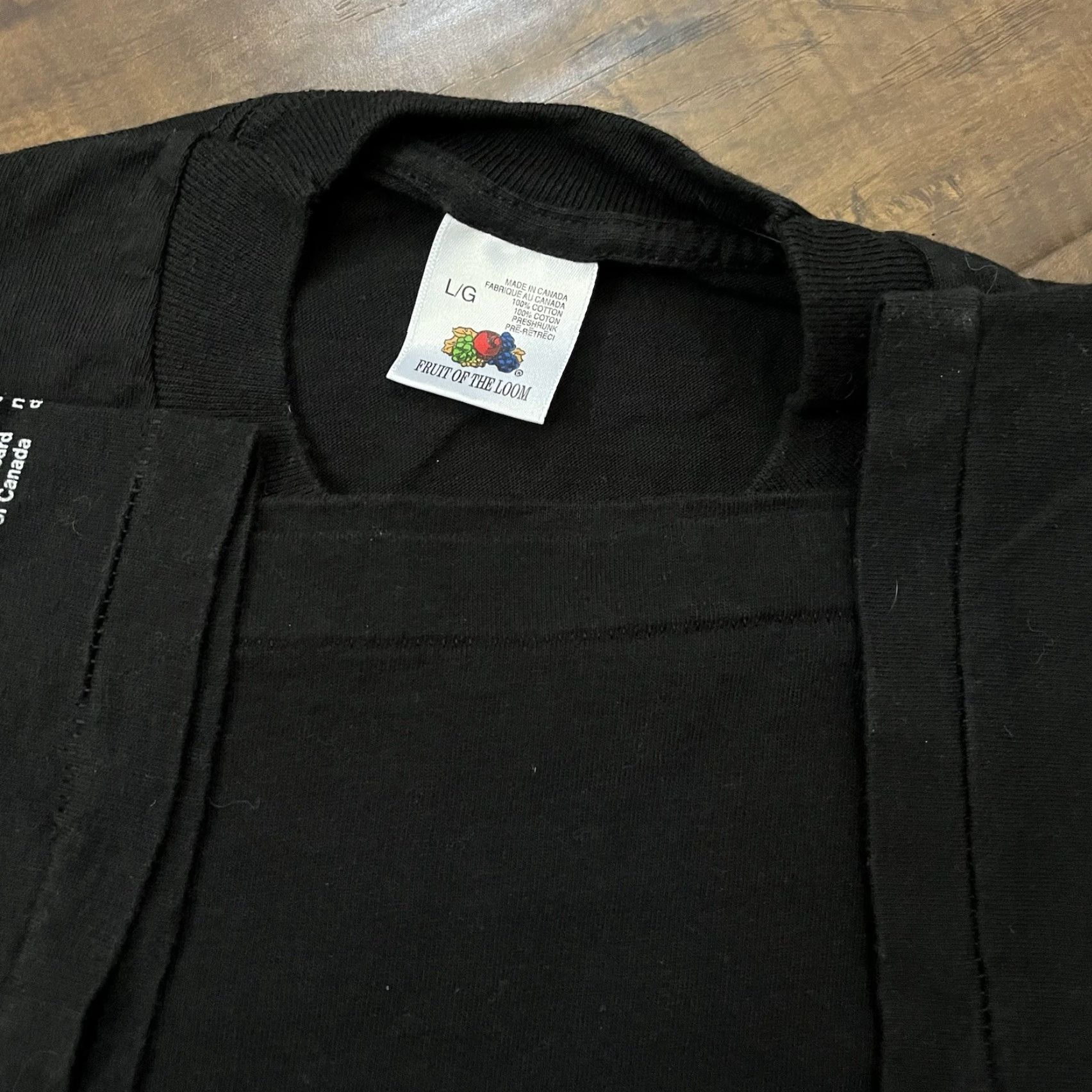 Fruit Of The Loom VINTAGE Oscar Peterson Jazz T-Shirt Men Large Black 90s Cotton Crew Neck Graphic Print Size US L / EU 52-54 / 3 - 6 Thumbnail