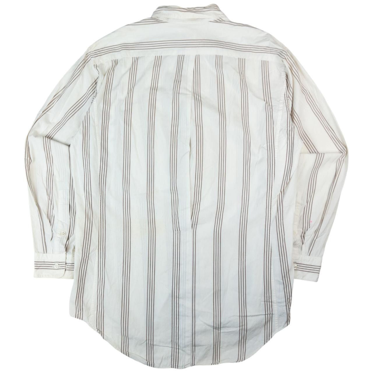 Issey Miyake Vintage Issey Miyake Striped Long Sleeve Button Shirt Size M Size US M / EU 48-50 / 2 - 2 Thumbnail