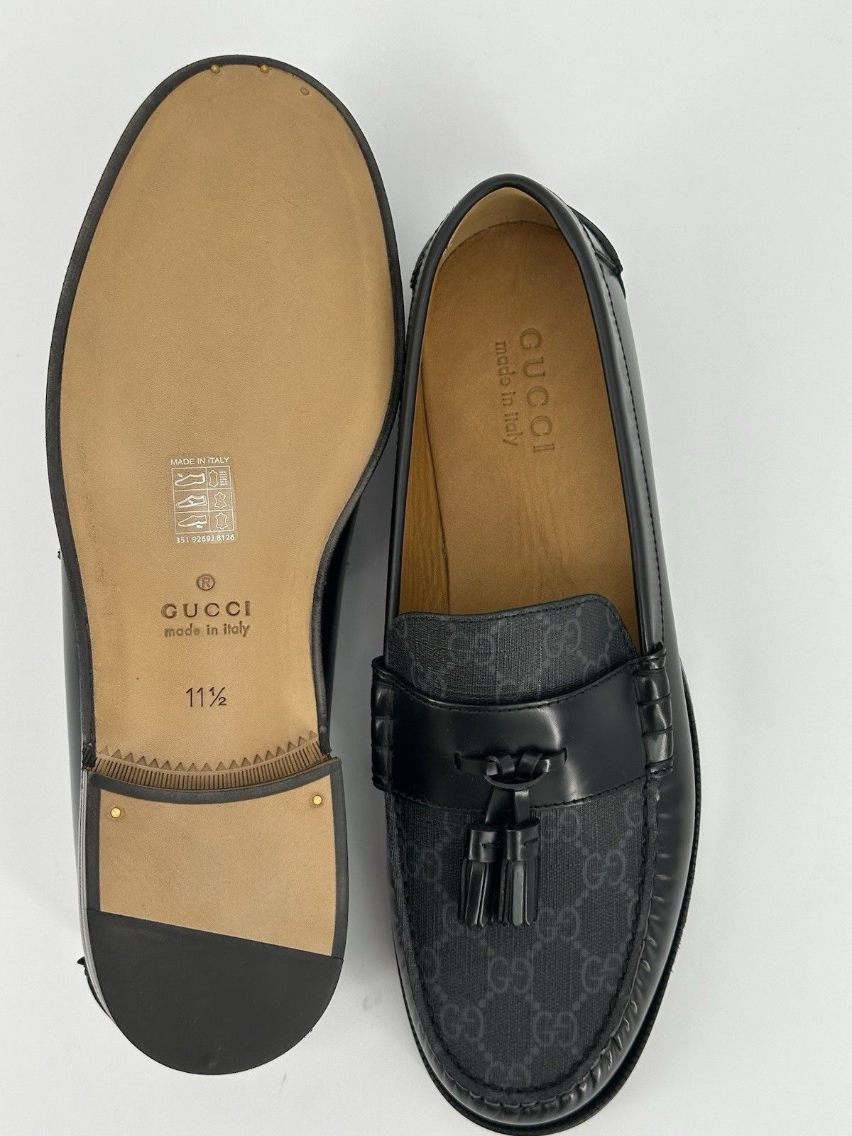 Gucci Size-EU-45,5/UK-11,5/US-12,5 New Gucci Men's Loafers Size US 12.5 / EU 45-46 - 7 Thumbnail