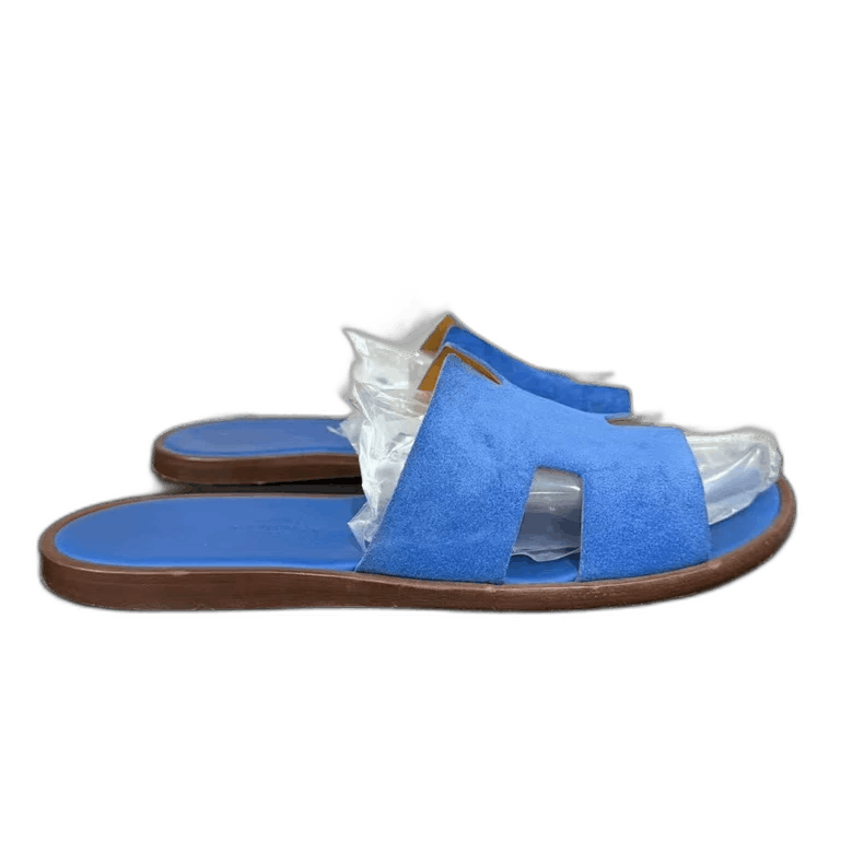 Hermes Hermes Blue Slide Sandals Size 41.5-yf Size US 9.5 / EU 42-43 - 1 Thumbnail