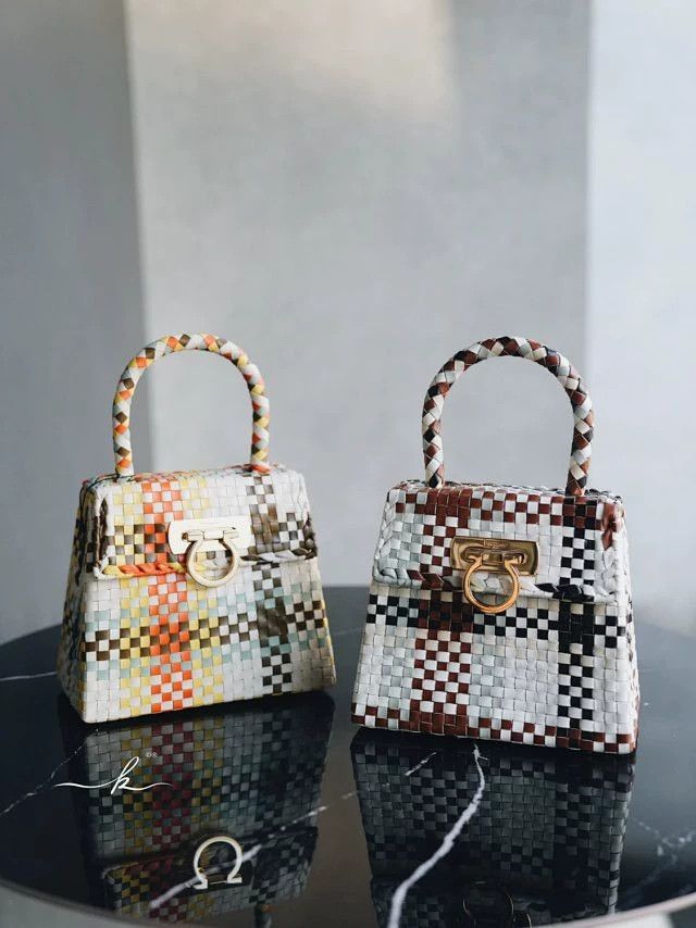 Salvatore Ferragamo Ferragamo Museum Limited Woven Horsebit Tote Small Size ONE SIZE - 7 Thumbnail