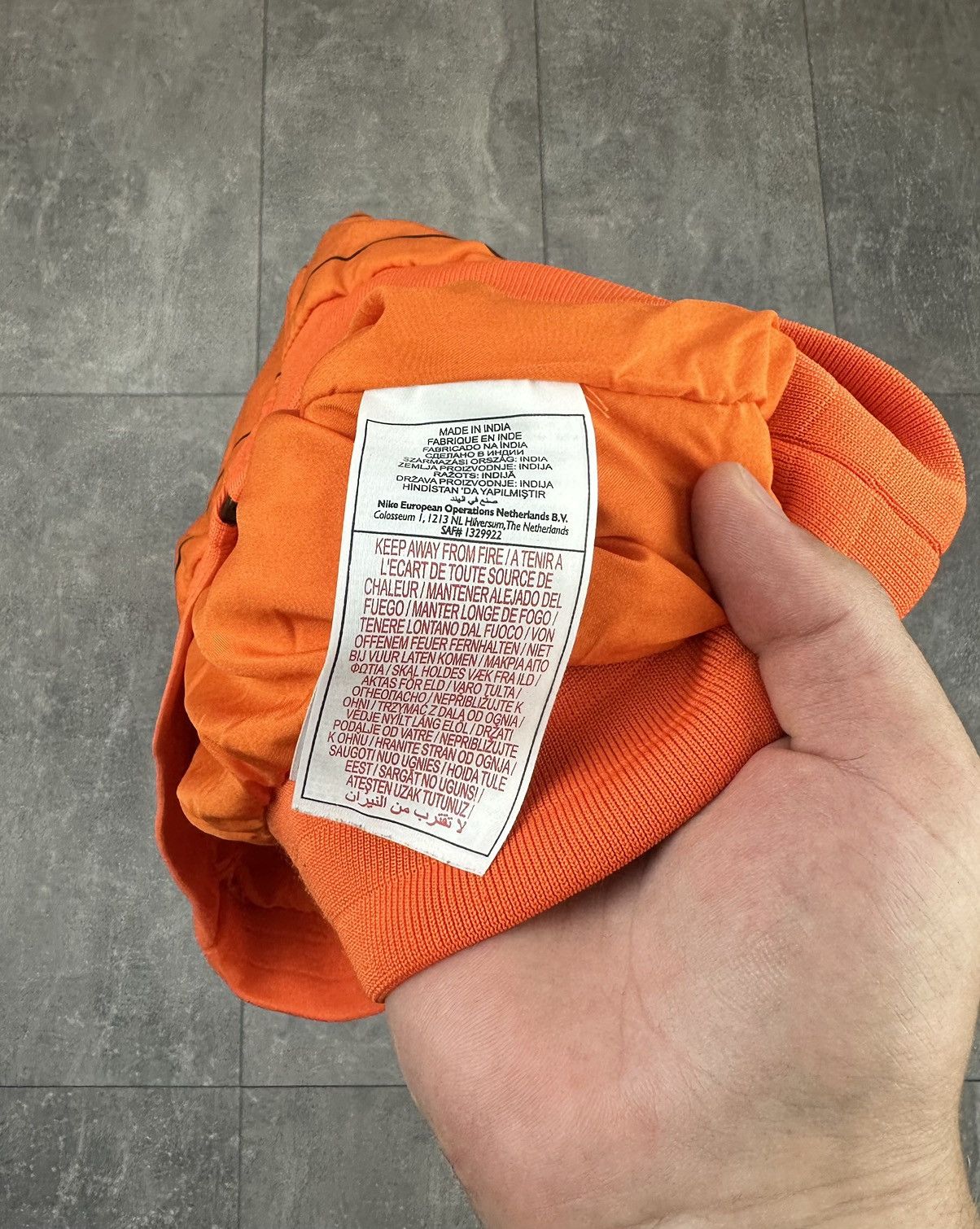Nike Nike Valencia CF Orange Track-Top Football Soccer Jacket Size US S / EU 44-46 / 1 - 14 Thumbnail