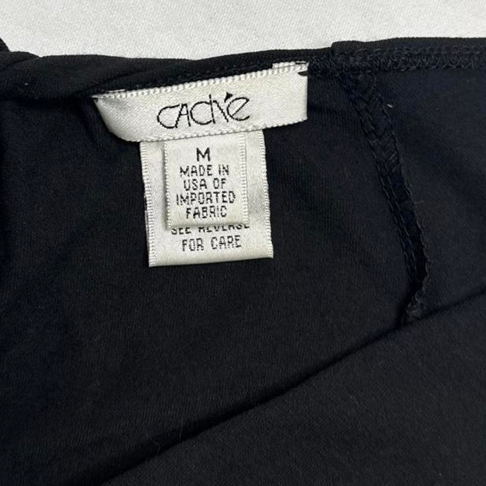 Other Cache black long sleeve top twist front open back. Size M Size M / US 6-8 / IT 42-44 - 3 Thumbnail