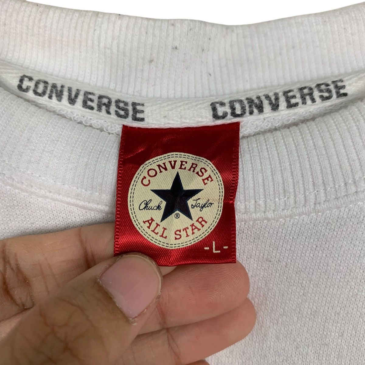 Converse CONVERSE Graphics Printed Crewneck Sweatshirt #1877-C82 Size US L / EU 52-54 / 3 - 10 Thumbnail