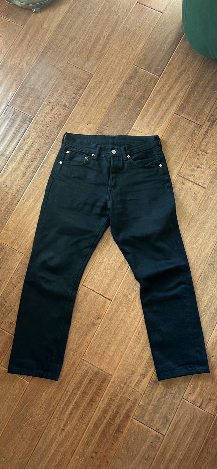 Sugar Cane 13oz Black Selvedge Type-lll Denim Size US 30 / EU 46 - 7 Thumbnail