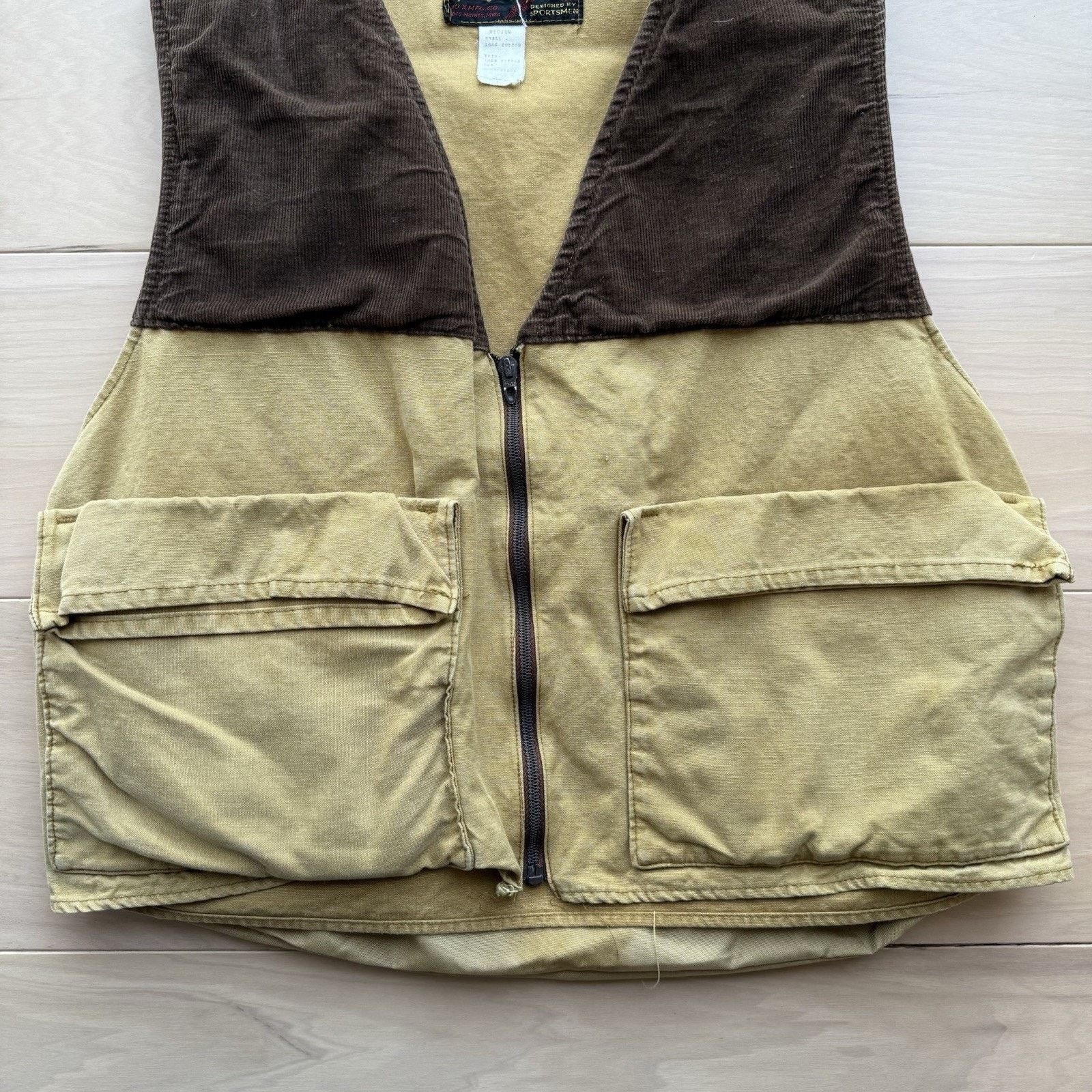 Vintage Vintage MFG Co Vest Medium Khaki 10X Corduroy 80s Outdoors Size US M / EU 48-50 / 2 - 4 Thumbnail