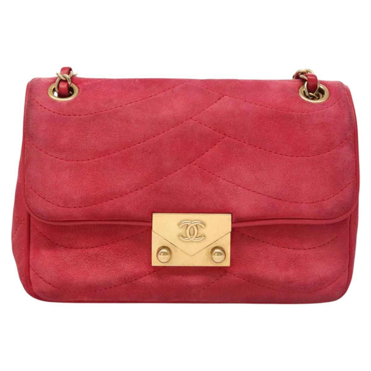 Chanel Chanel Chain Flap Shoulder Bag Suede Size ONE SIZE - 1 Thumbnail