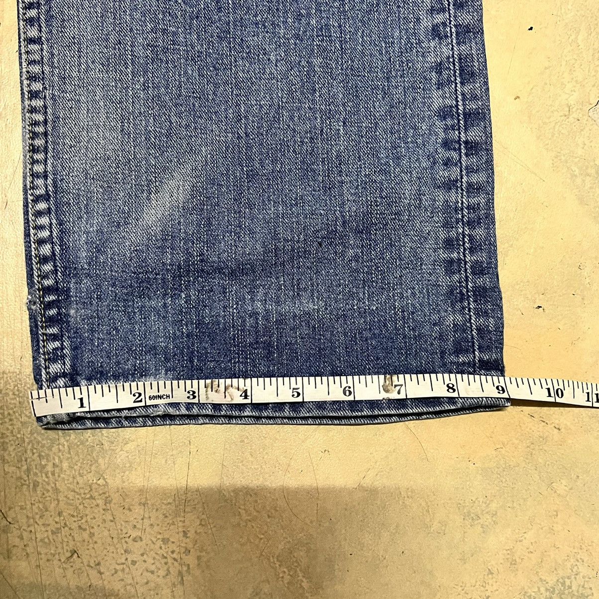 Jean × Levi's × Levi's Vintage Clothing Vintage Levis 534 Distressed Design Denim Jeans Size US 33 - 14 Thumbnail