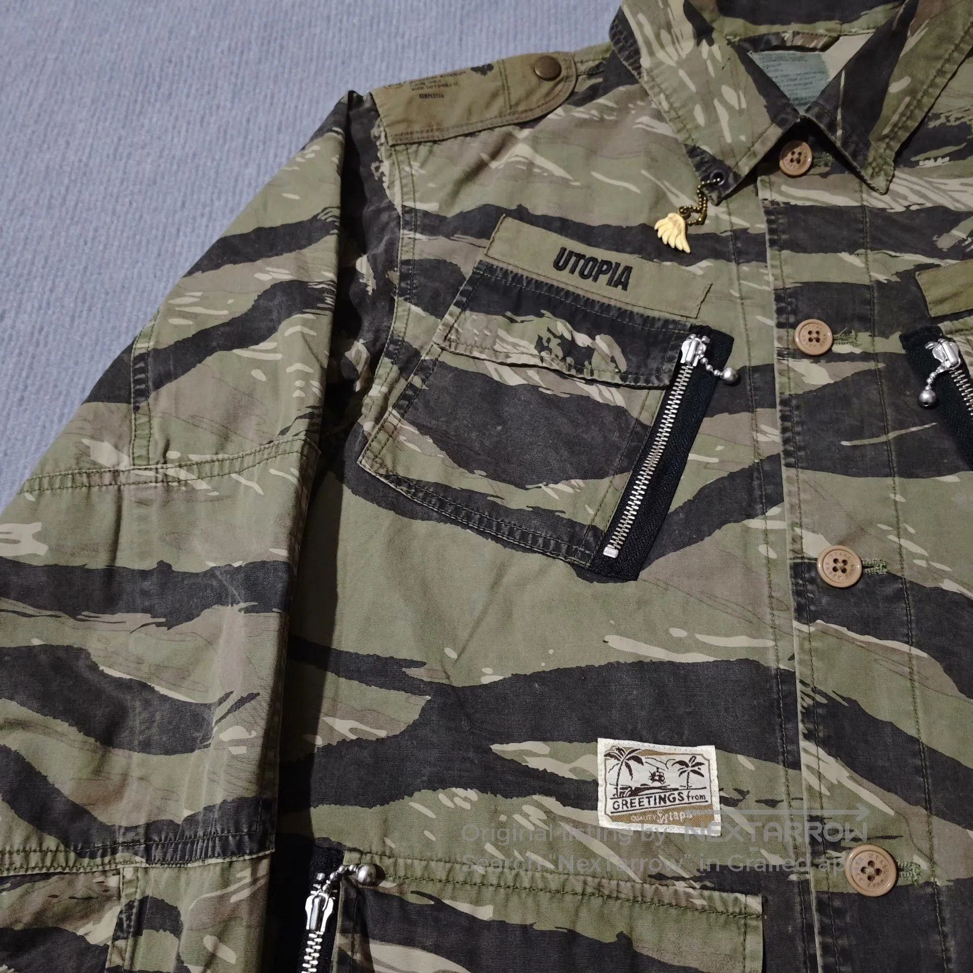 Takahiromiyashita The Soloist. Wtaps 08ss Jungle L/S Jacket. Size US M / EU 48-50 / 2 - 3 Thumbnail