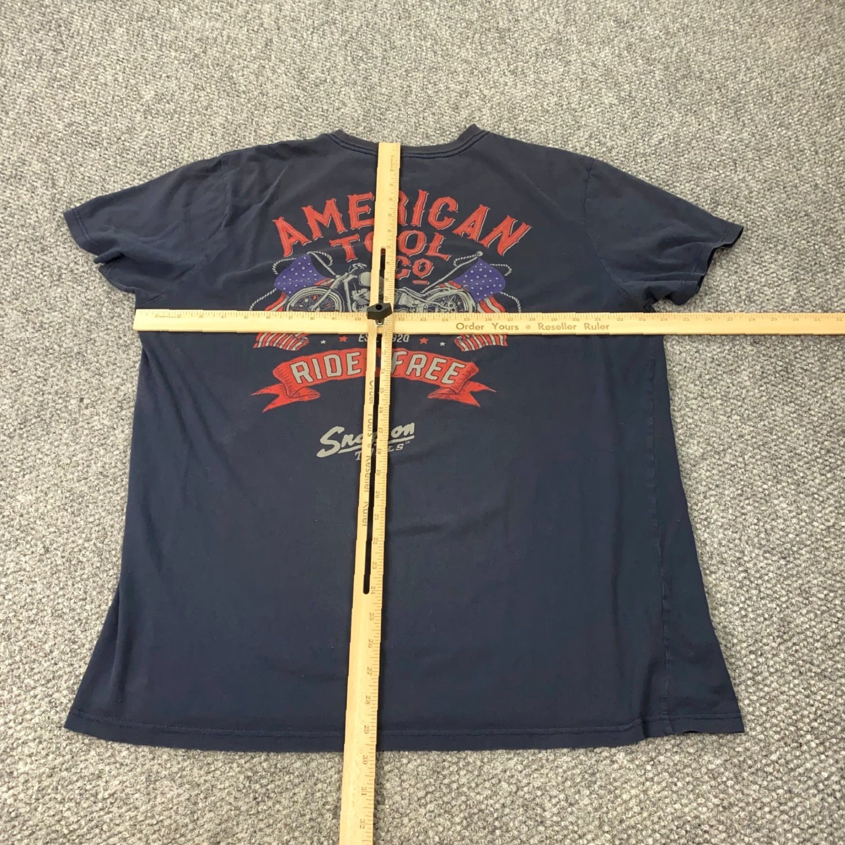 Vintage Snap-On Tools Shirt Mens 2X Black Biker Motorcycle Graphic Print Crew Neck Cotton Jersey T-Shirt Size US XXL / EU 58 / 5 - 7 Thumbnail
