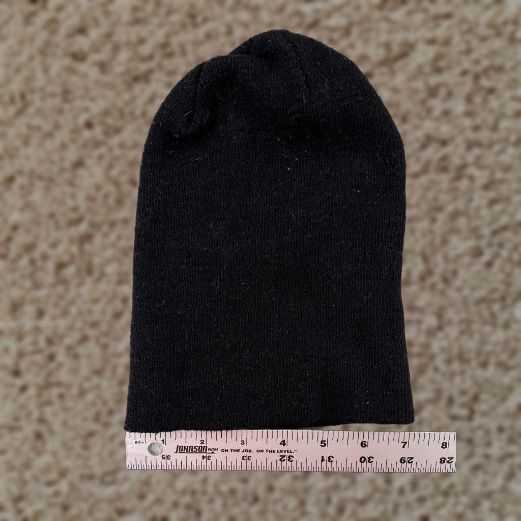 Vintage Union Apparel Beanie Adult One Size Black Knit Acrylic Winter Snowboard Ski Mens Size ONE SIZE - 1 Thumbnail