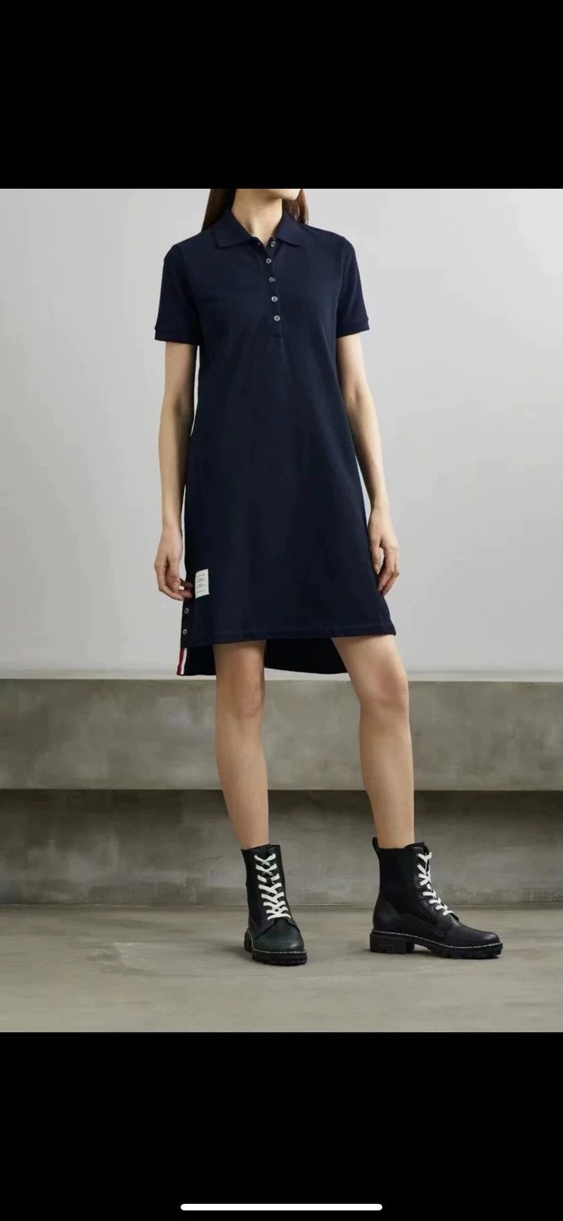 Thom Browne Thom Browne size38 Blue and green color stripes Polo collar Size XS / US 0-2 / IT 36-38 - 3 Thumbnail