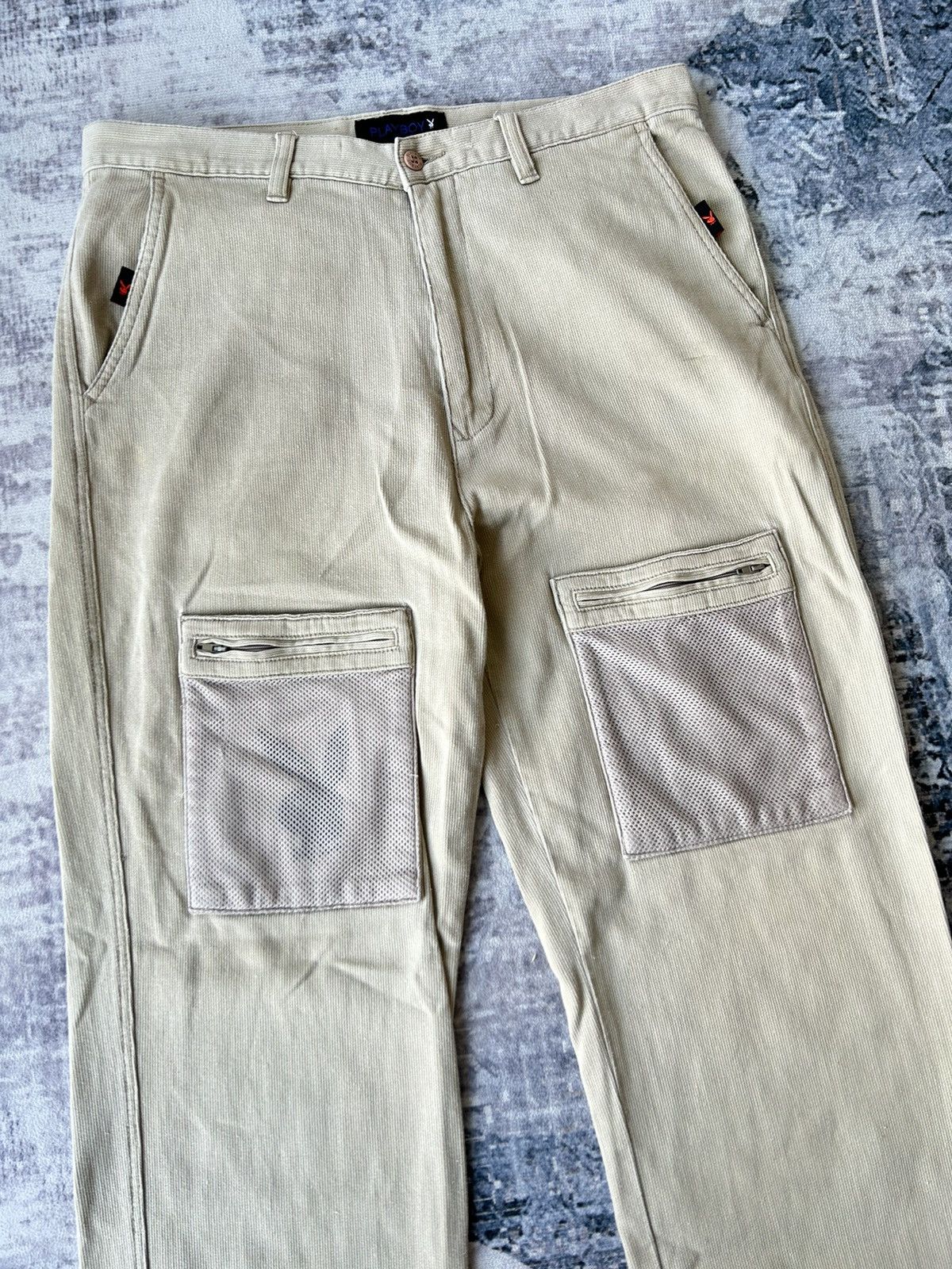 Playboy Playboy Cargo Pocket Logo Pants Size US 32 / EU 48 - 3 Thumbnail
