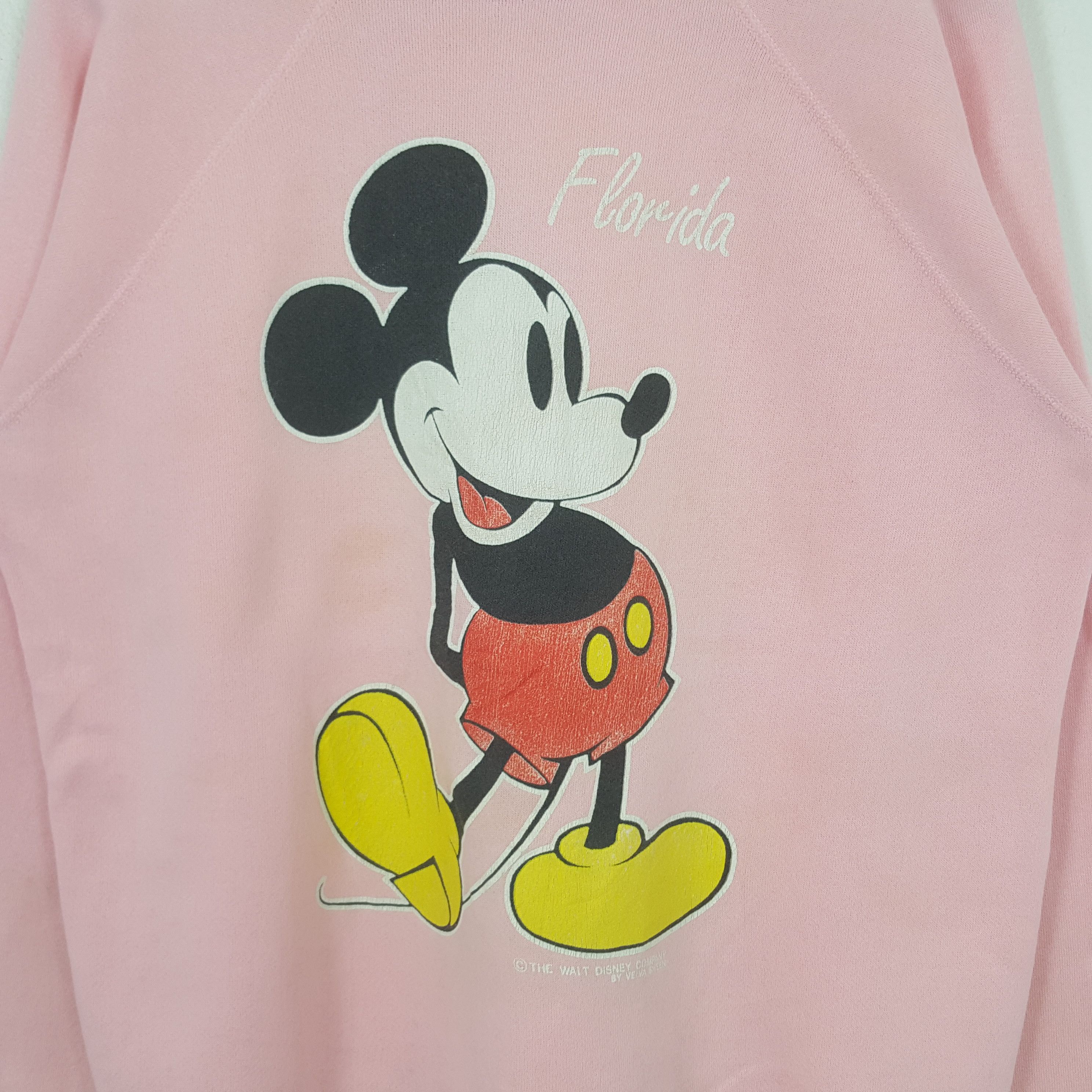 Disney Vintage Mickey Mouse Florida American Cartoon Sweatshirt RR5 Size M / US 6-8 / IT 42-44 - 2 Thumbnail