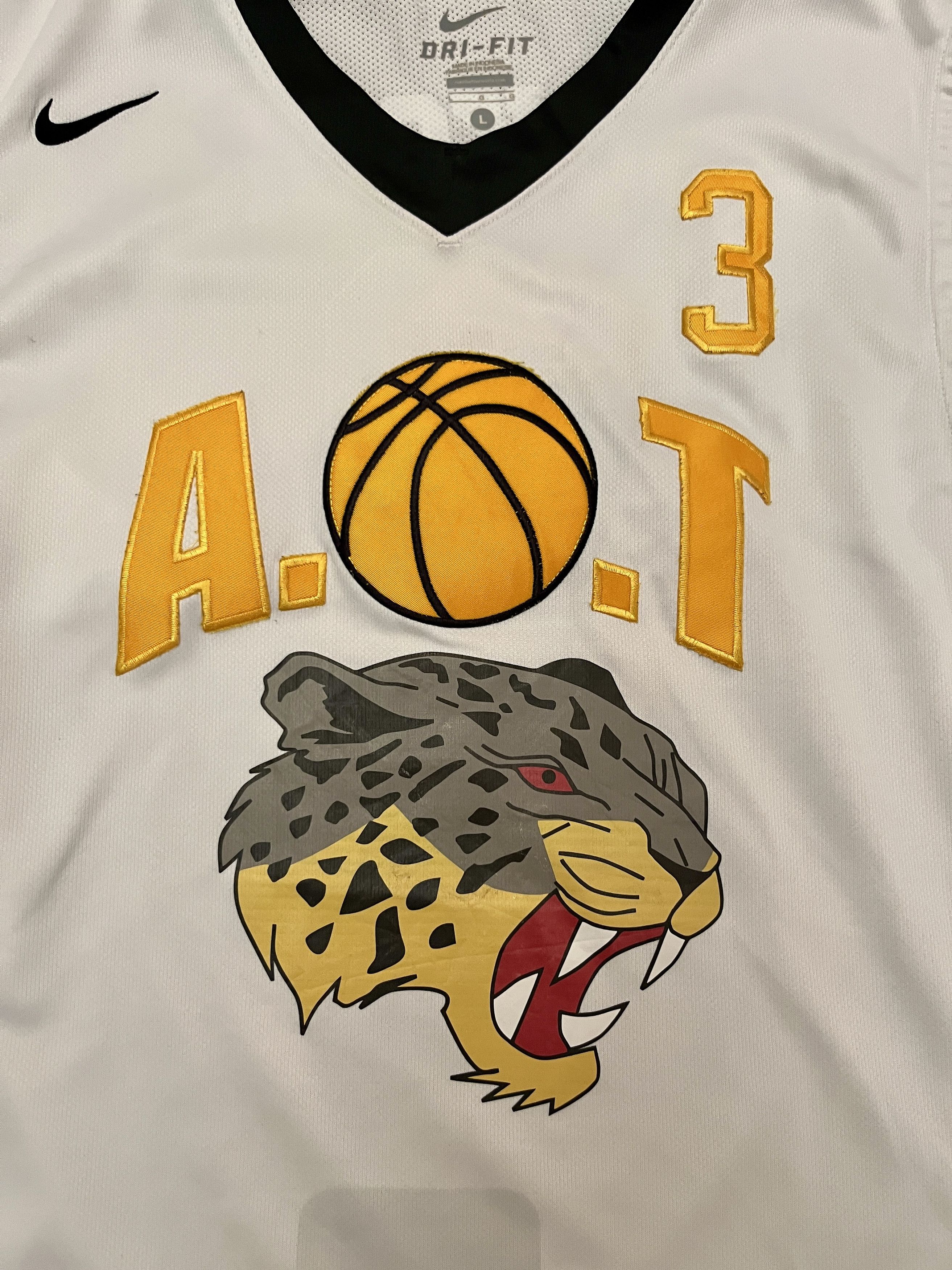 Nike Nike AOT Lady Rebels Ashlon Jackson #3 AAU Jersey Size L / US 10 / IT 46 - 3 Thumbnail
