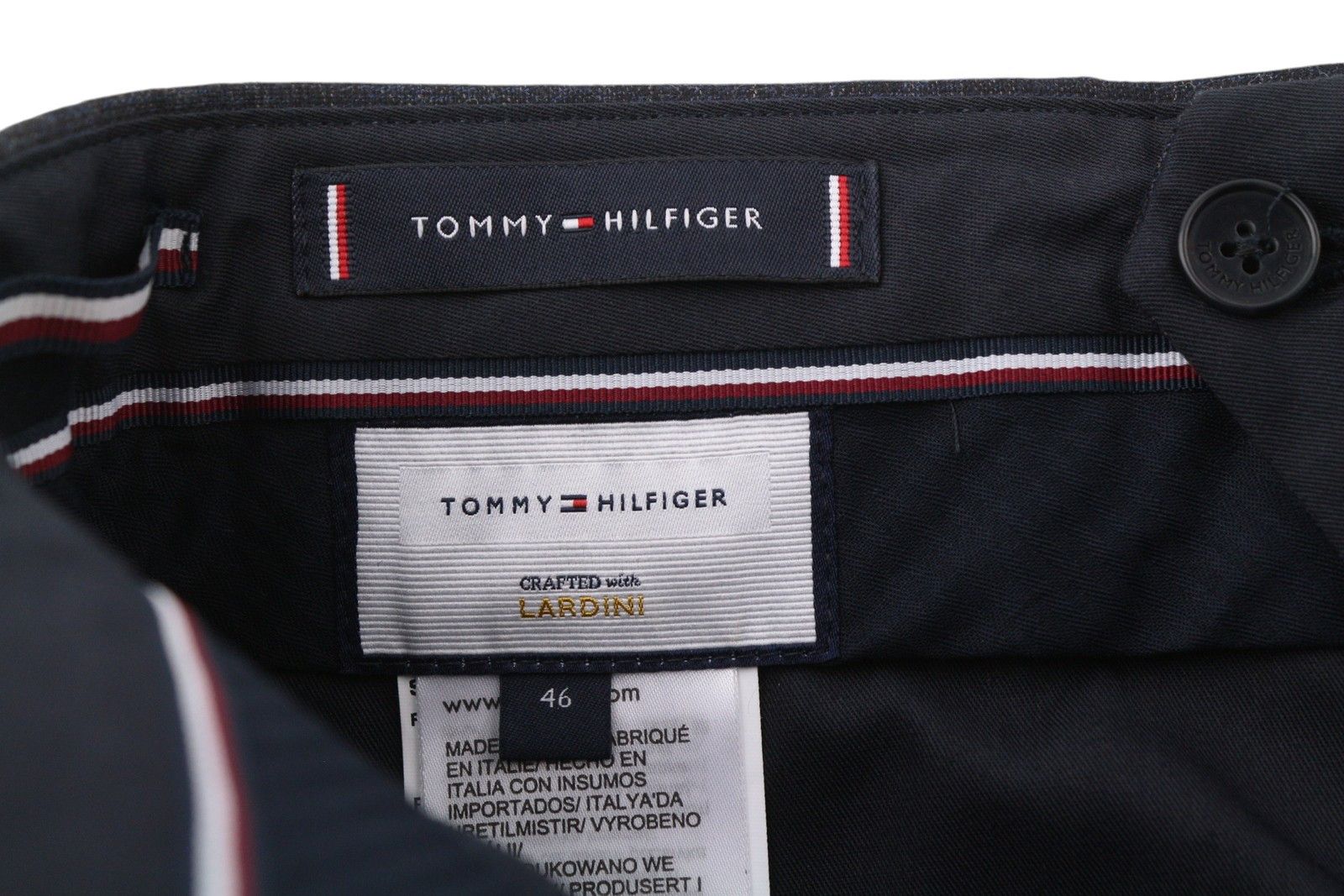 Tommy Hilfiger X LARDINI W31 Blue Wool Cashmere Trousers 84998 Size US 31 - 14 Thumbnail