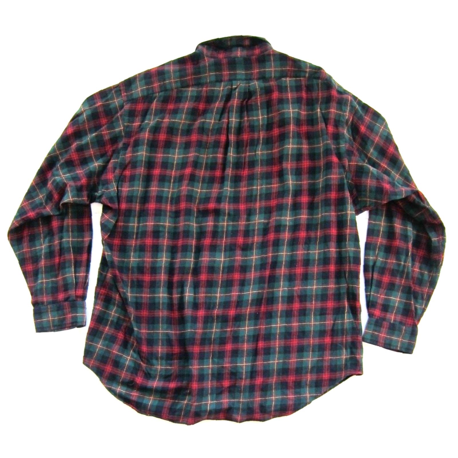 Ralph Lauren VINTAGE Ralph Lauren Blake Shirt Men XL Plaid 100% Cotton Long Sleeve Button-Down Button-Up Red Green 90s Mens Size US XL / EU 56 / 4 - 2 Thumbnail
