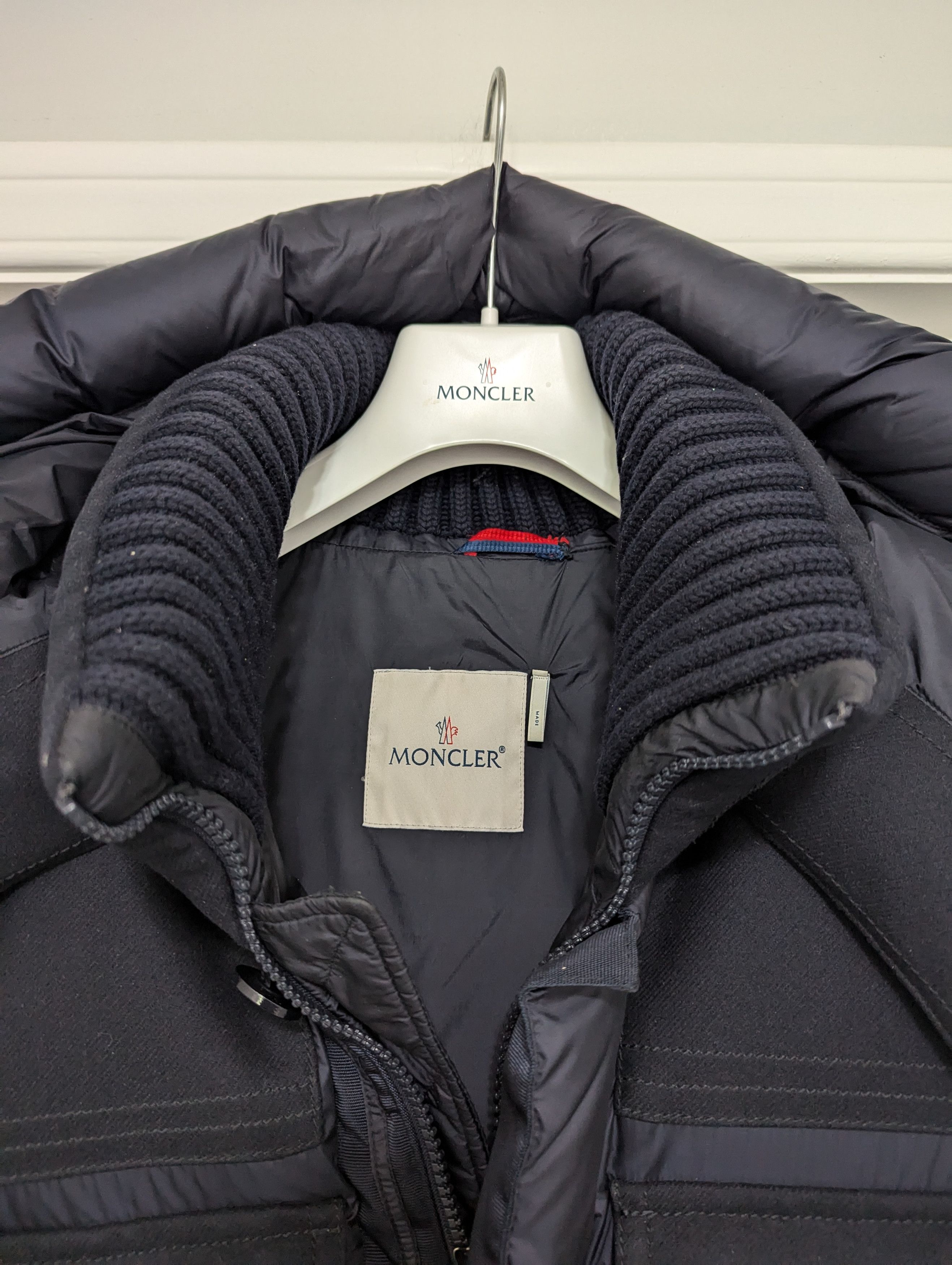 Moncler Moncler Rillieux Puffer Down Jacket Navy RARE Size US XXL / EU 58 / 5 - 4 Thumbnail