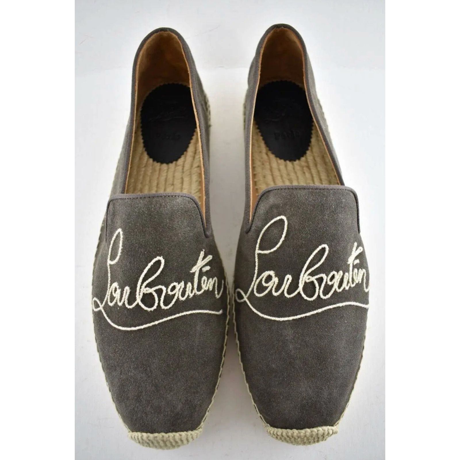Christian Louboutin Christian Louboutin Mens Top Suede Brown Espadrille 42 9 Size US 9 / EU 42 - 8 Thumbnail