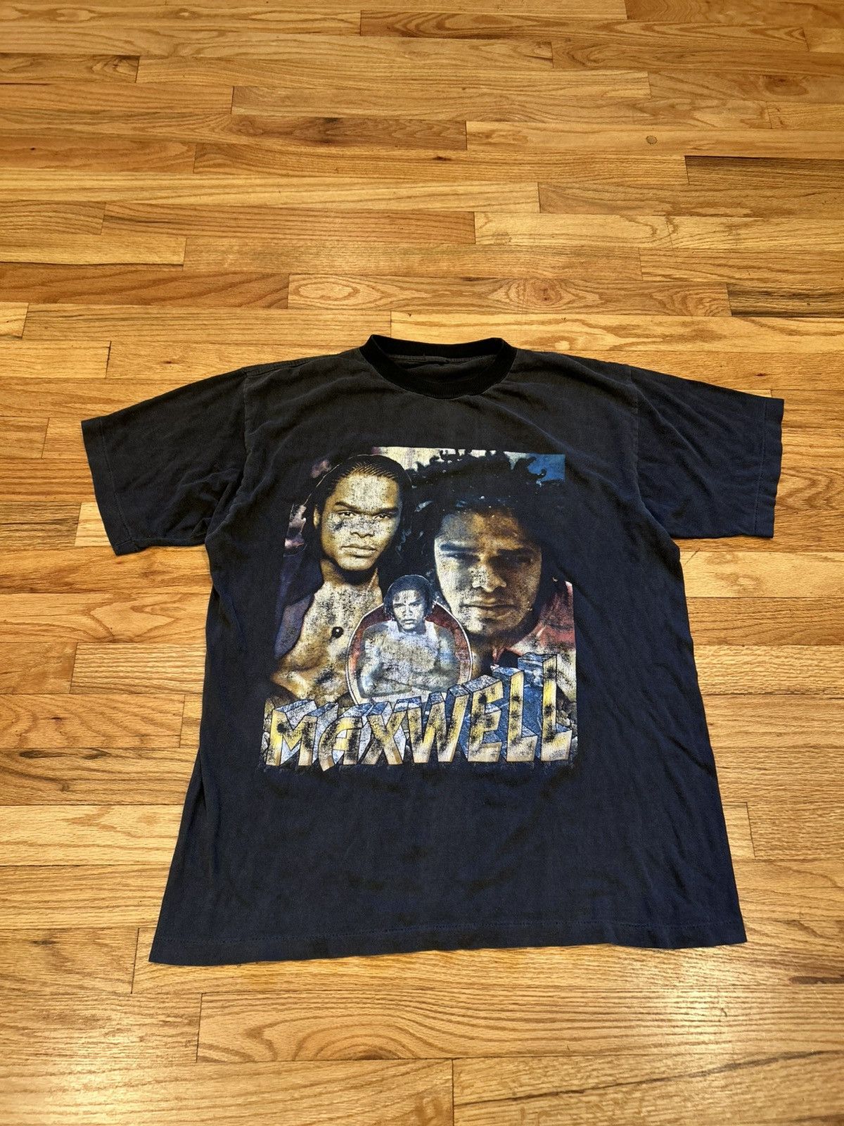 Other Vintage Maxwell Fortunate Tee Single Stitch 90s Rnb HipHop Size US XL / EU 56 / 4 - 1 Thumbnail
