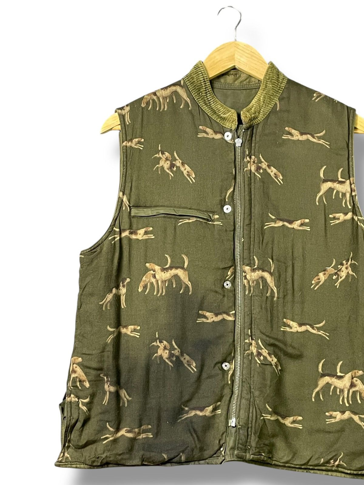 Ralph Lauren × Vintage Vintage x Ralph Lauren Two Sided Vest Dog Pattern (31) Size US S / EU 44-46 / 1 - 2 Thumbnail