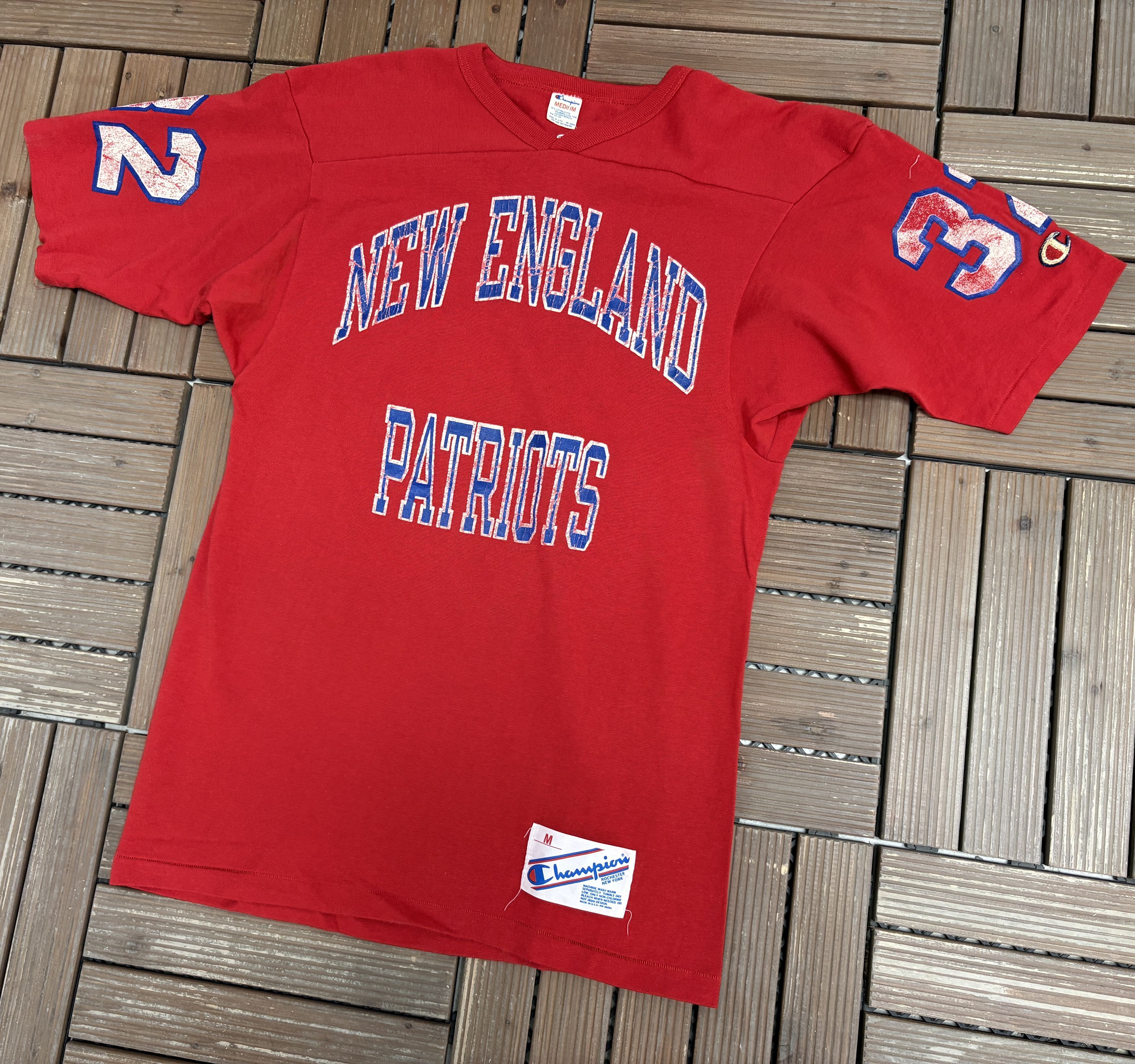 Champion New England Patriots Vintage Made in USA T-Shirt Tee Size US M / EU 48-50 / 2 - 2 Thumbnail