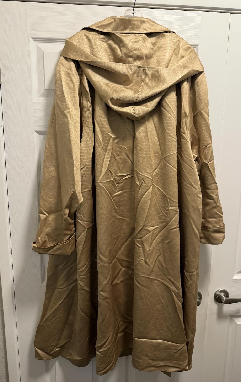 Designer Vintage Gold Sue Brett Long Vintage Trench Coat Size ONE SIZE - 5 Thumbnail