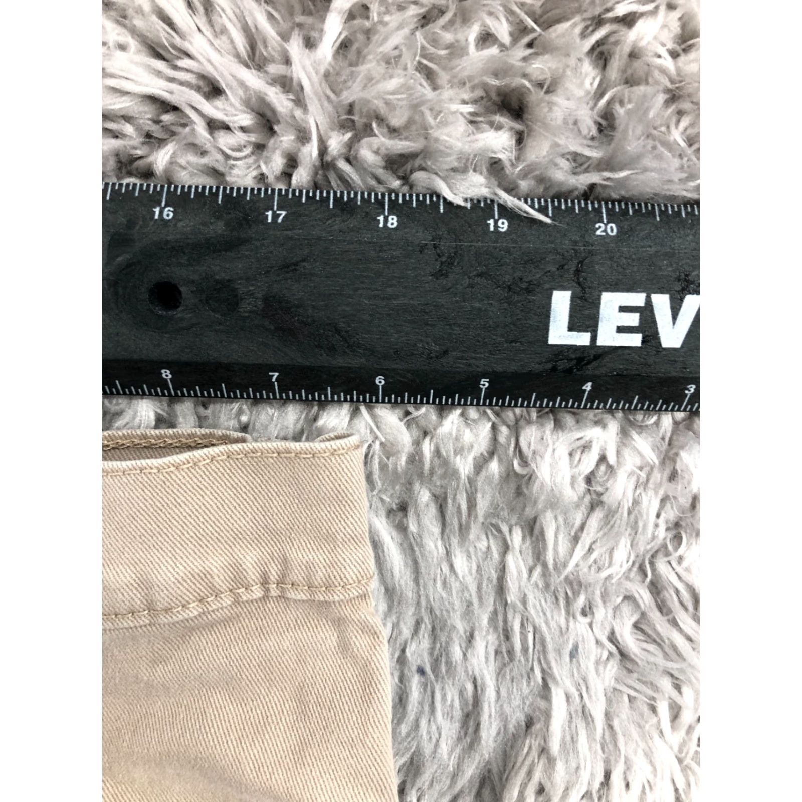 Levi's Levi's 514 Straight Jeans Mens Size 36x32 Mid Rise Medium Wash Beige - Levi's 500 Series Denim 5-Pocket Style Regular Fit Clothing mens Size US 36 / EU 52 - 2 Thumbnail