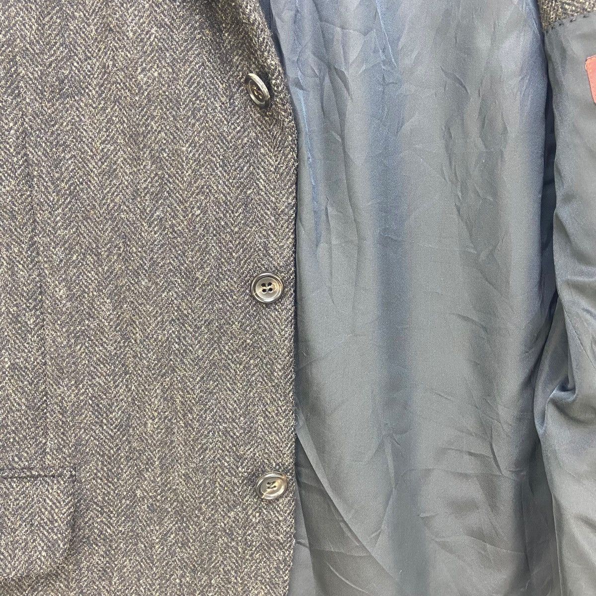 Comme des Garcons Homme 🔥AD1990 CDG Homme Deux Herringbone Laine Wool Coat Blazer Size US S / EU 44-46 / 1 - 10 Thumbnail