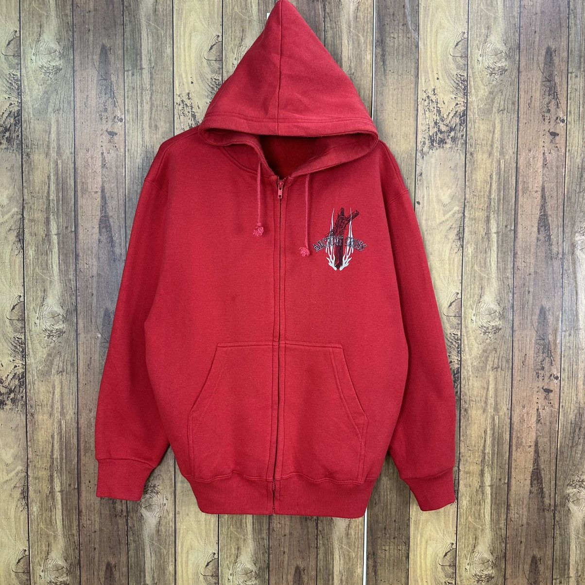 14th Addiction Vintage Ancient Cross Punk LGB Hellstar Style Hoodie Z112 Size US L / EU 52-54 / 3 - 3 Thumbnail