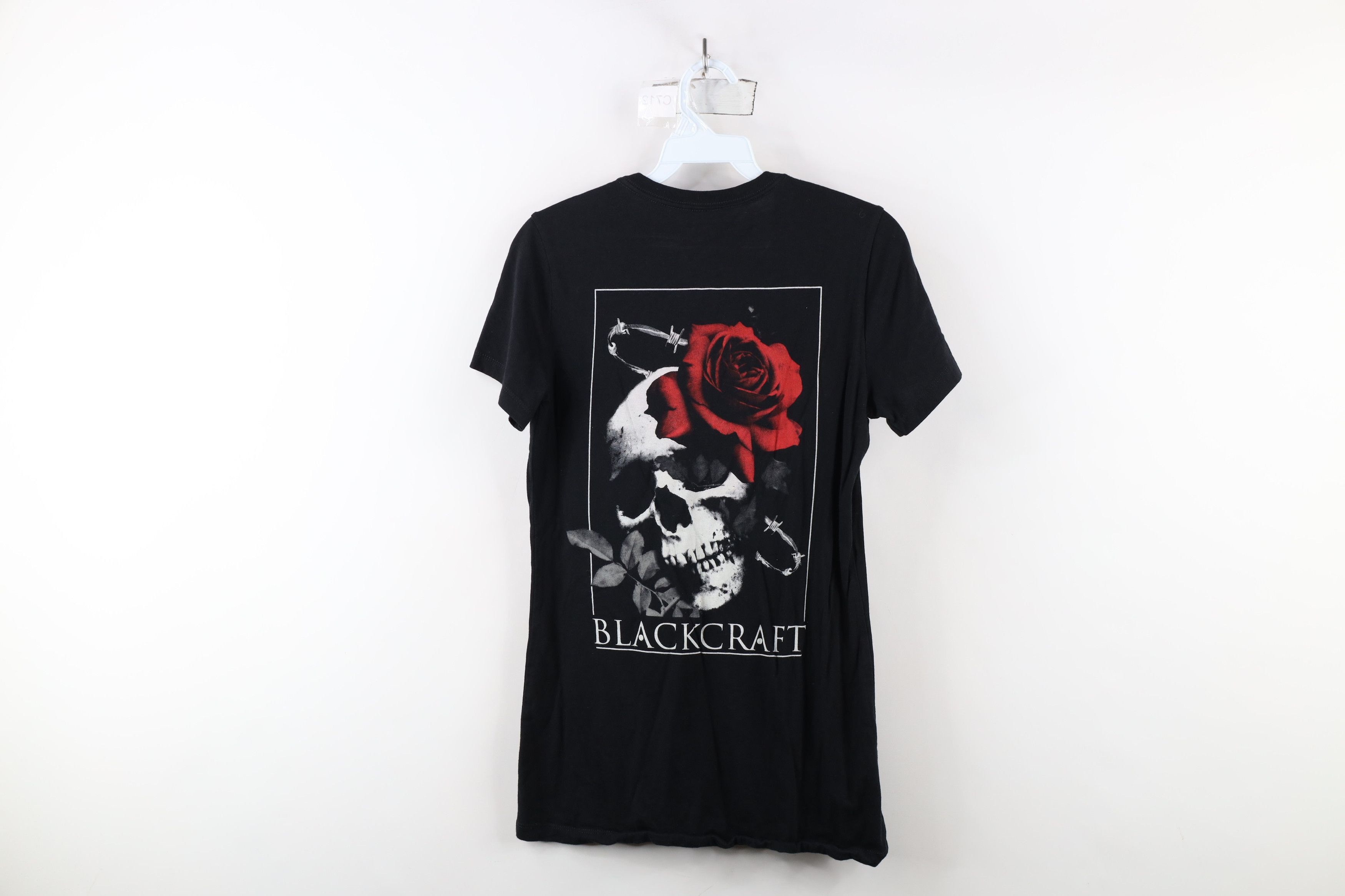 Vintage Y2K Streetwear Tribal Barbed Wire Rose Skull MMA T-Shirt Size M / US 6-8 / IT 42-44 - 12 Thumbnail
