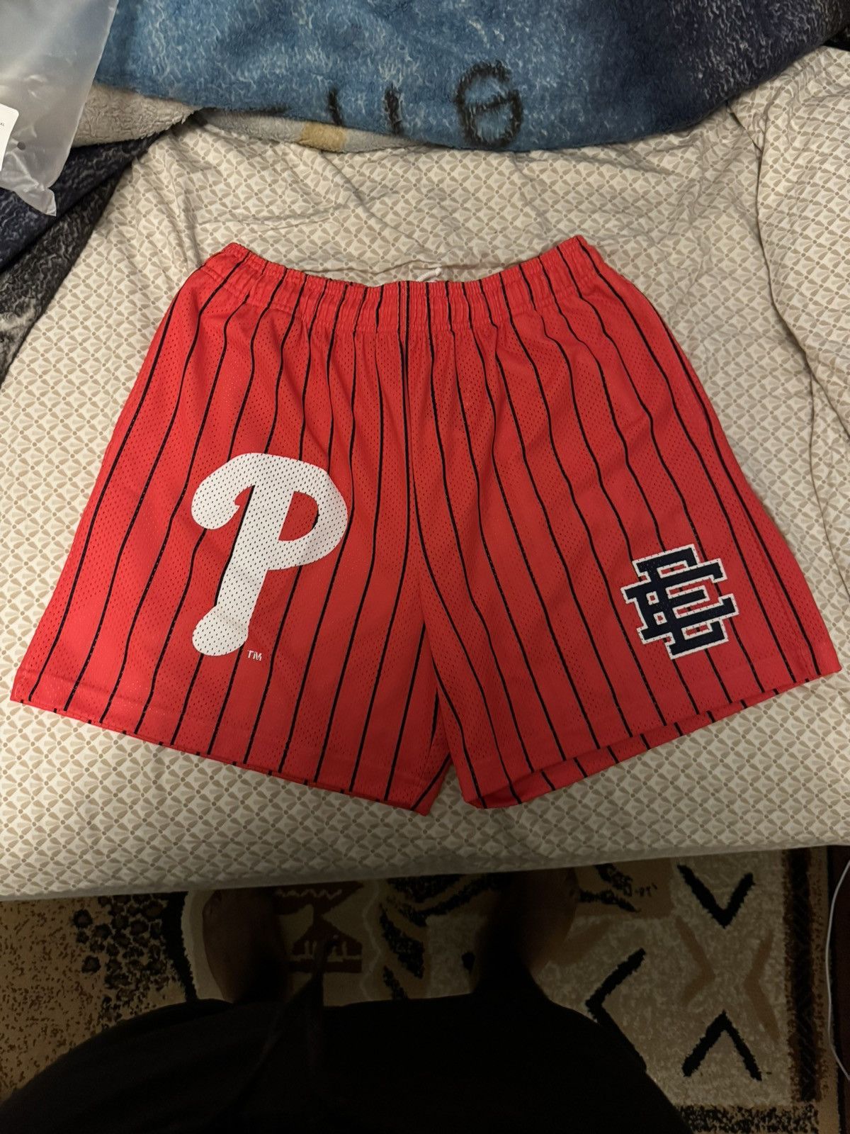 Eric Emanuel Eric Emmanuel x Phillies shorts collab Size US 42 / EU 58 - 1 Thumbnail