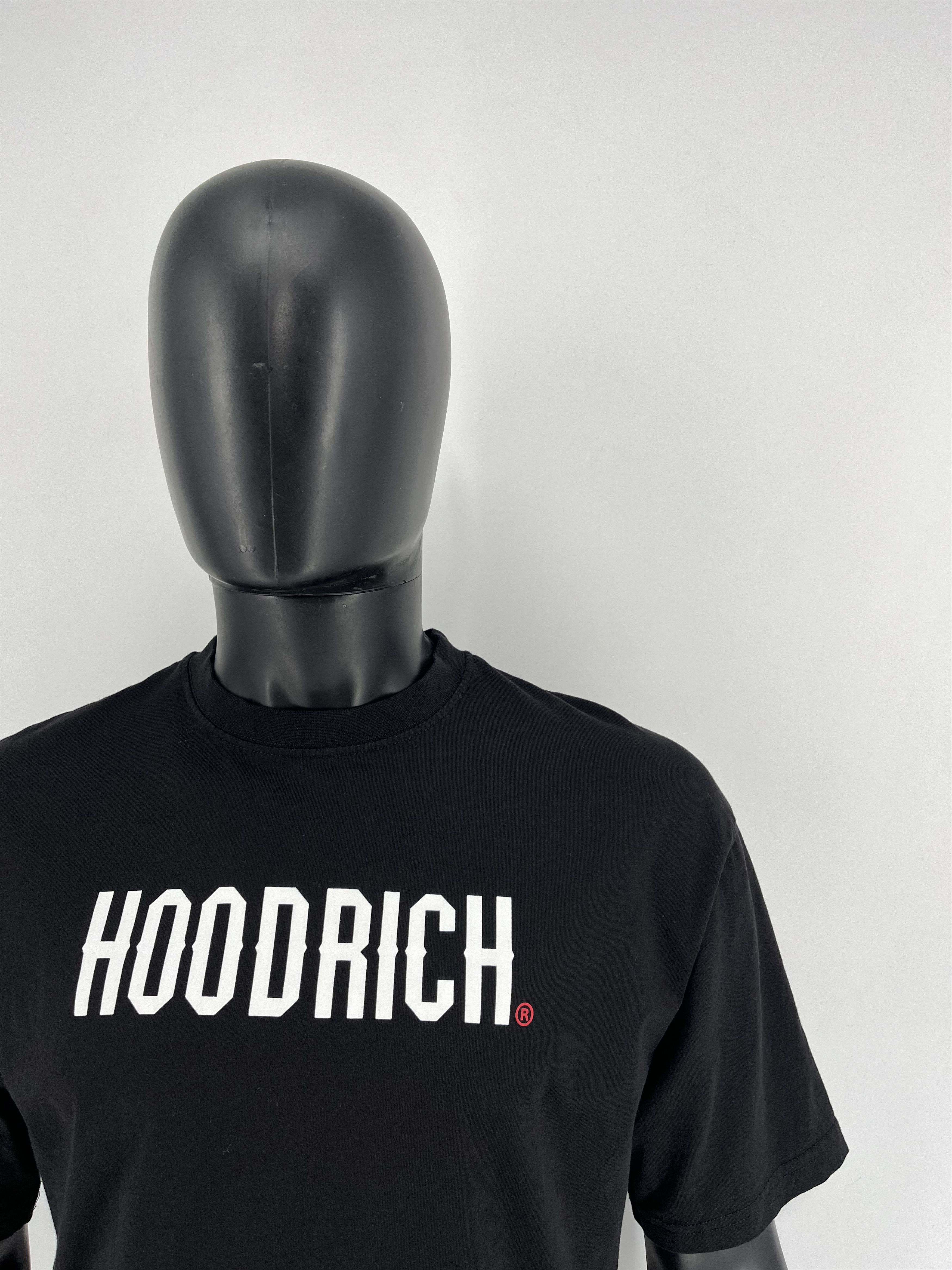 Hoodrich × Vintage Hype Hoodrich Big Logo Drill Y2K Streetwear Black Tee Size US S / EU 44-46 / 1 - 7 Thumbnail