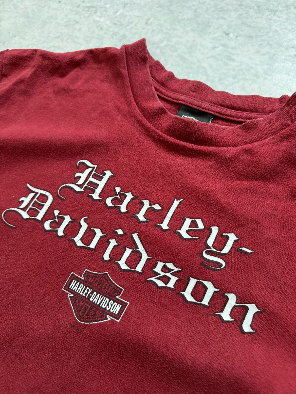 Vintage 00s Harley Davidson red California big logo size L Size US L / EU 52-54 / 3 - 3 Thumbnail