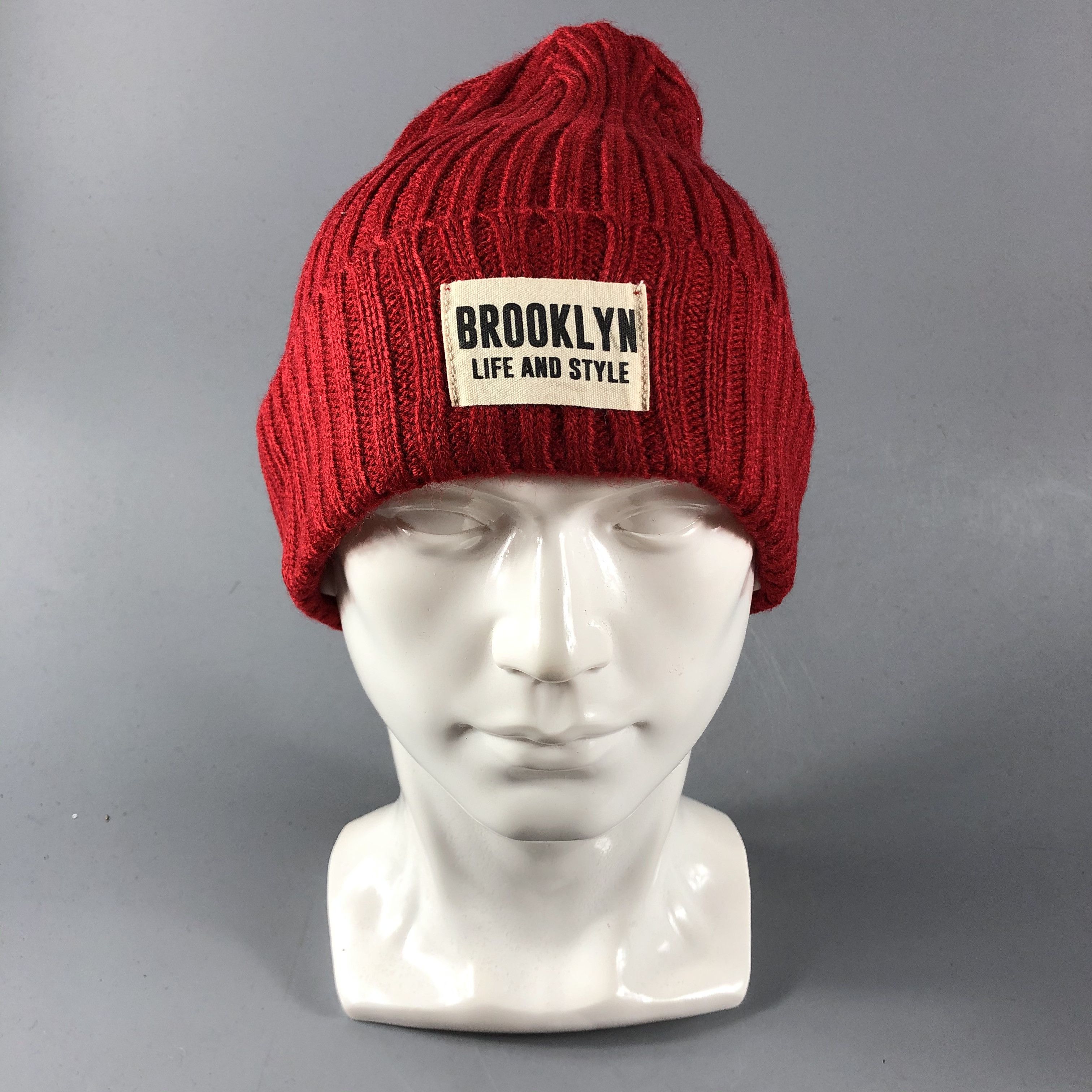 Vintage Brooklyn Fisherman Beanie Snowcap Snow Hat B621 Size ONE SIZE - 1 Thumbnail