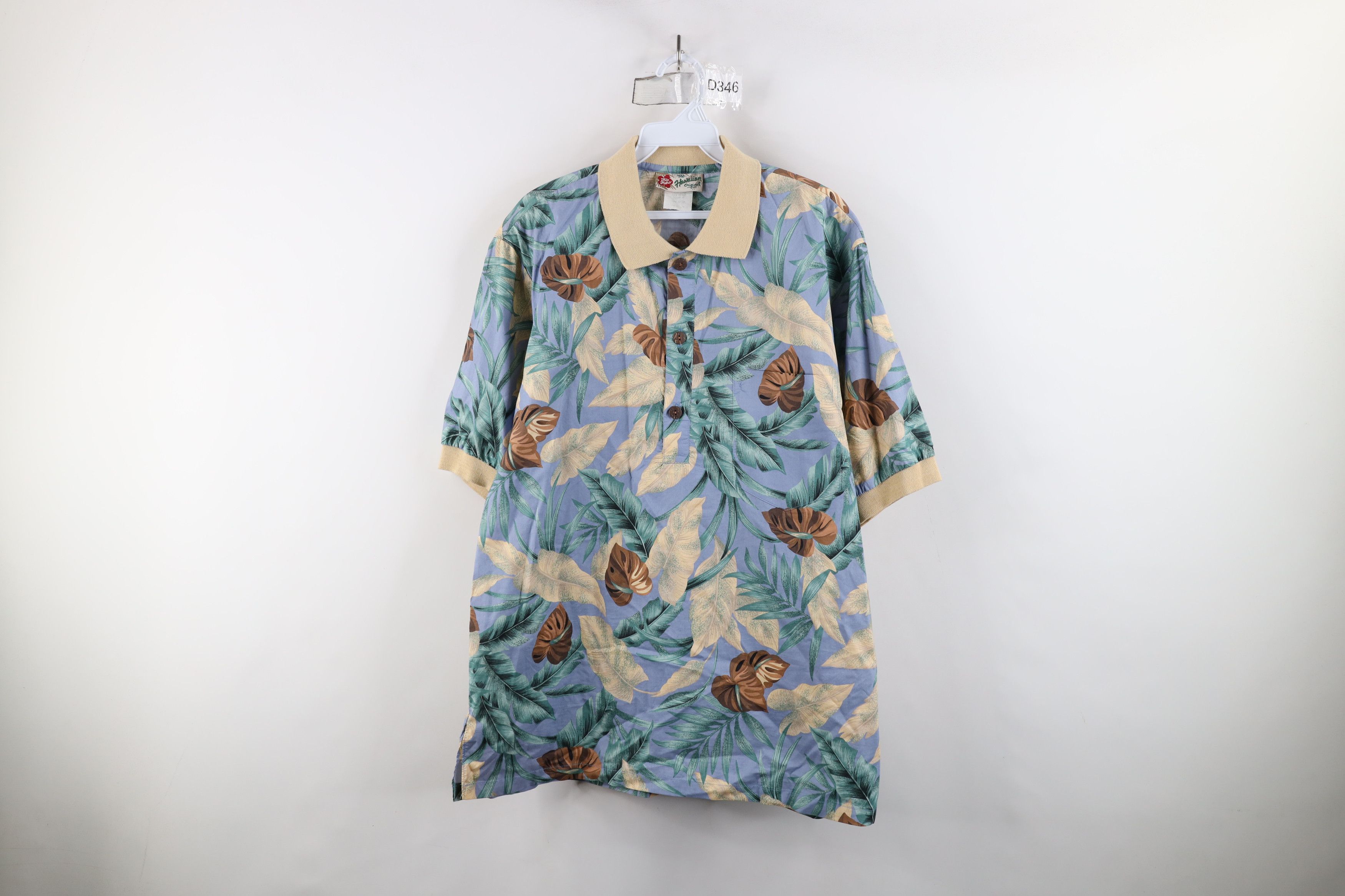Vintage Vintage 90s Streetwear Collared Button Down Polo Shirt USA Size US M / EU 48-50 / 2 - 1 Thumbnail
