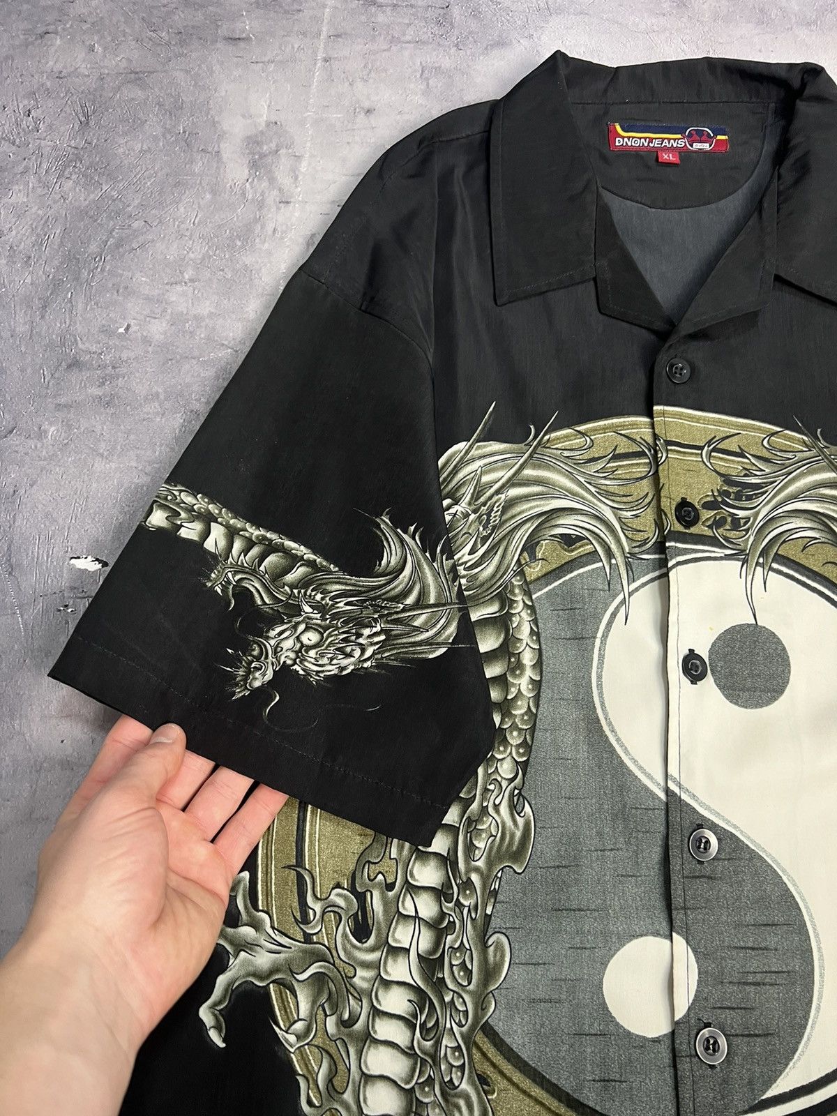 If Six Was Nine × Japanese Brand Dnon Jeans Dragon Shirts Size US L / EU 52-54 / 3 - 3 Thumbnail