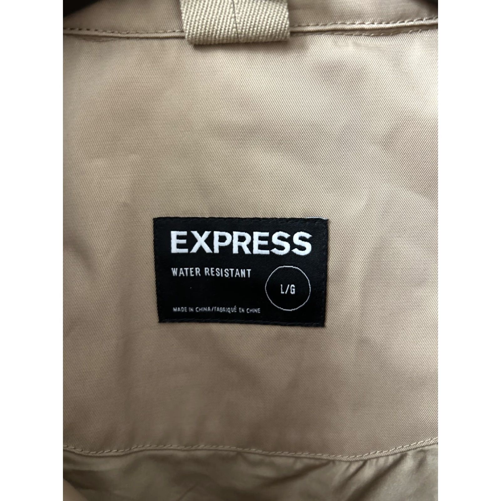 Express Express Jacket Mens L Brown Water Resistant Hooded Full Zip Coat L/S Military Jacket Regular Fit Casual Workwear Outdoors Mens L Brown Female? Mens Size US L / EU 52-54 / 3 - 5 Thumbnail