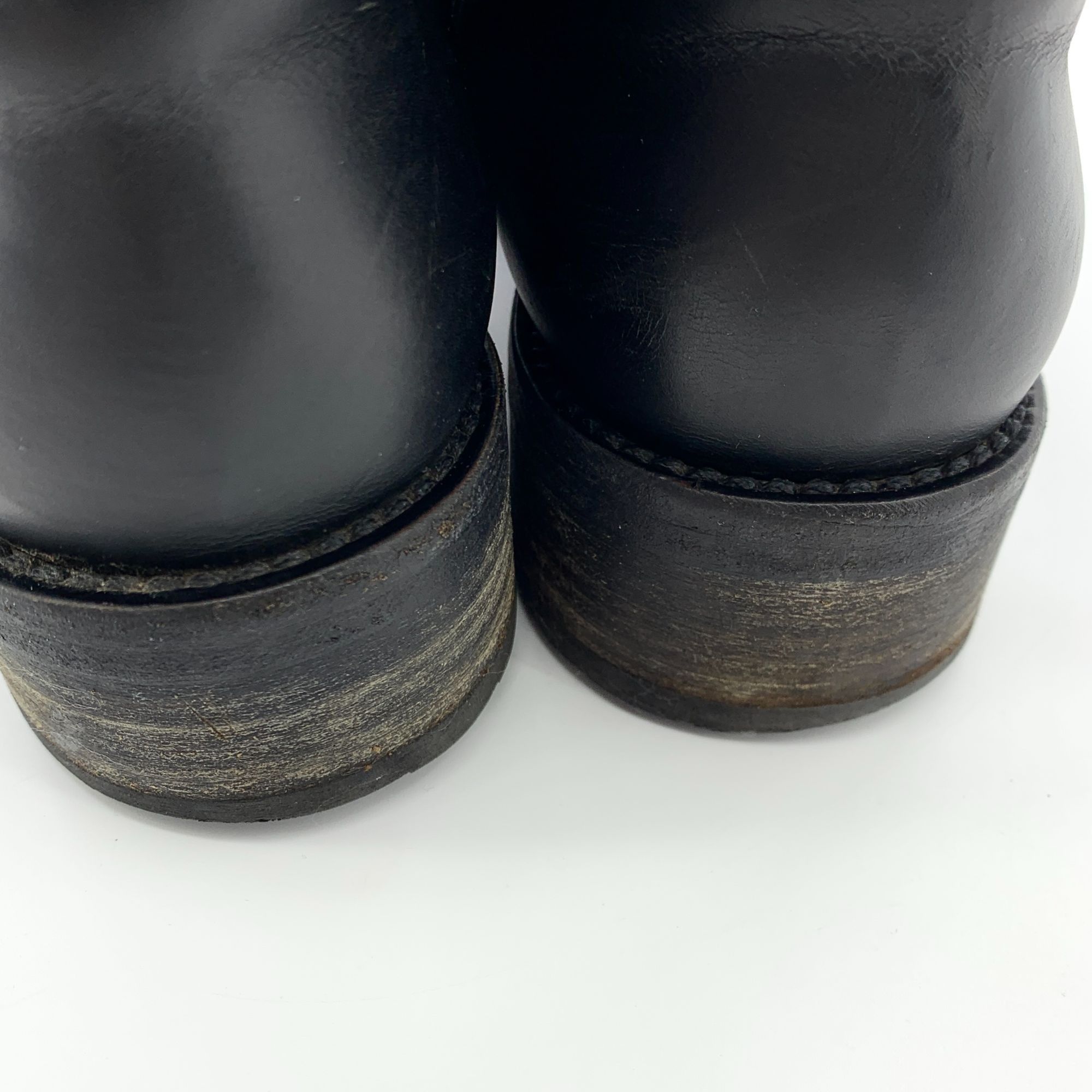 Chanel Chanel Black Lace-Up Leather Combat Boots With Quilted Side Size US 5.5 / IT 35.5 - 5 Thumbnail