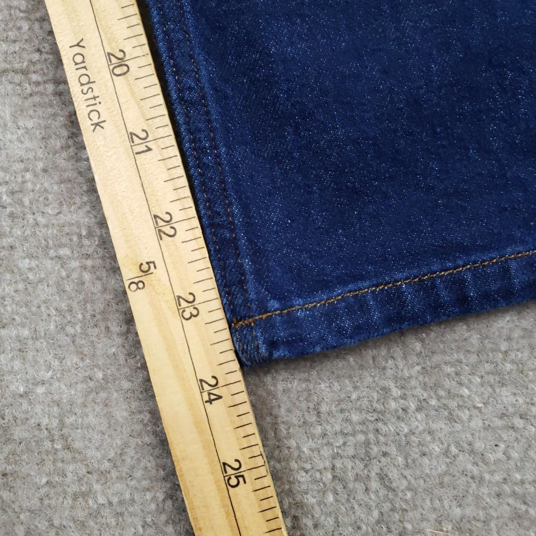 Patagonia Patagonia Jeans Womens 25 Straight High Rise Blue Stretch Denim 25x24 Size 42" / US 20 - 3 Thumbnail
