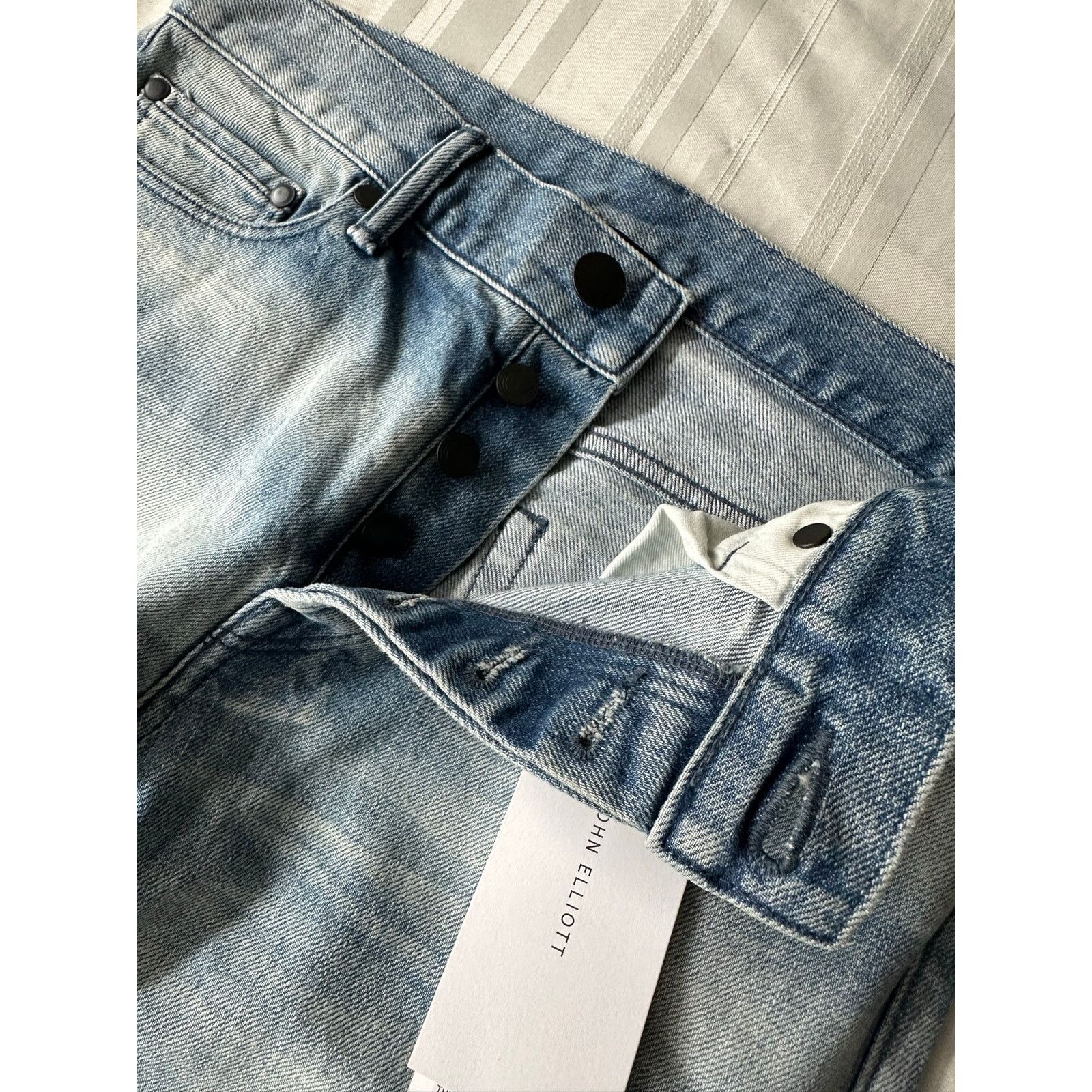 John Elliott NWT John Elliott The Cast 2 Jeans Distressed Men's Sz 28 Size US 28 / EU 44 - 5 Thumbnail