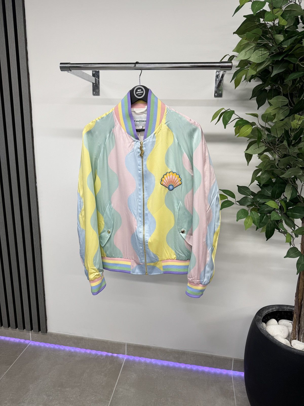 Casablanca Casablanca Shell Wave Bomber Jacket In Multi RRP £1100 Size US S / EU 44-46 / 1 - 1 Thumbnail
