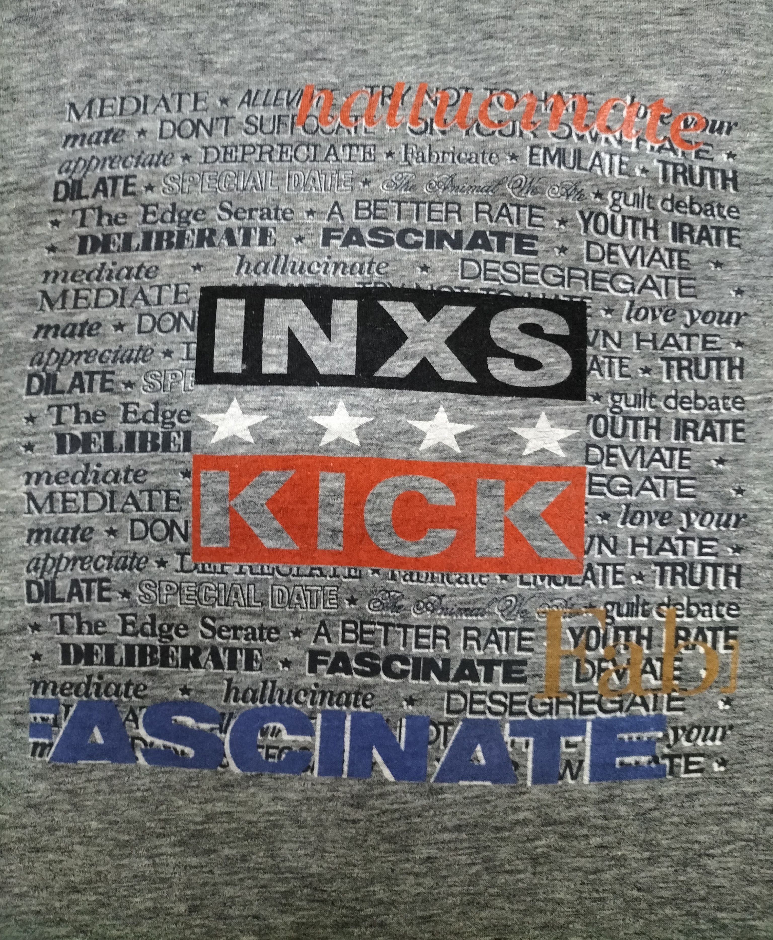 Band Tees Vintage INXS 80's shirt distressed Size US M / EU 48-50 / 2 - 4 Thumbnail