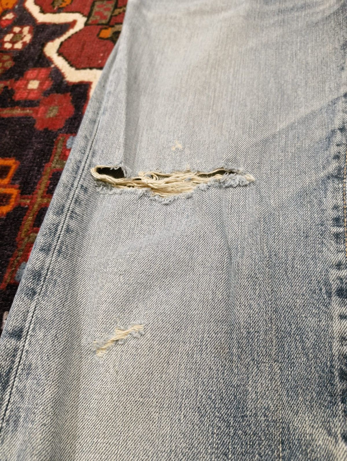 Edwin Vintage Distressed Grunge style Edwin 503 Size US 30 / EU 46 - 4 Thumbnail
