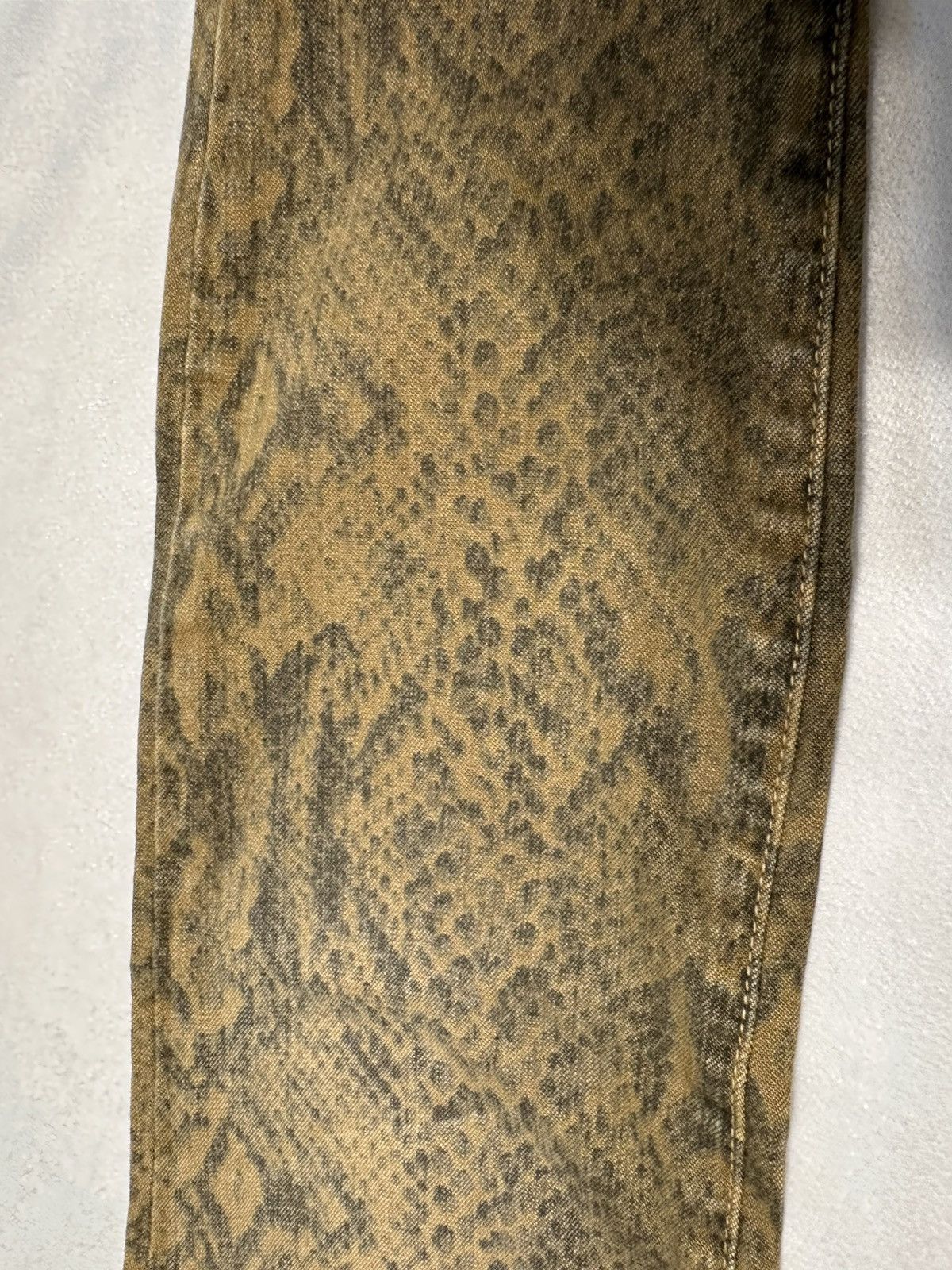 Current/Elliot New Current Elliott Snake Print Ankle Skinny Jeans-30”x29” Size 30" / US 8 / IT 44 - 2 Thumbnail
