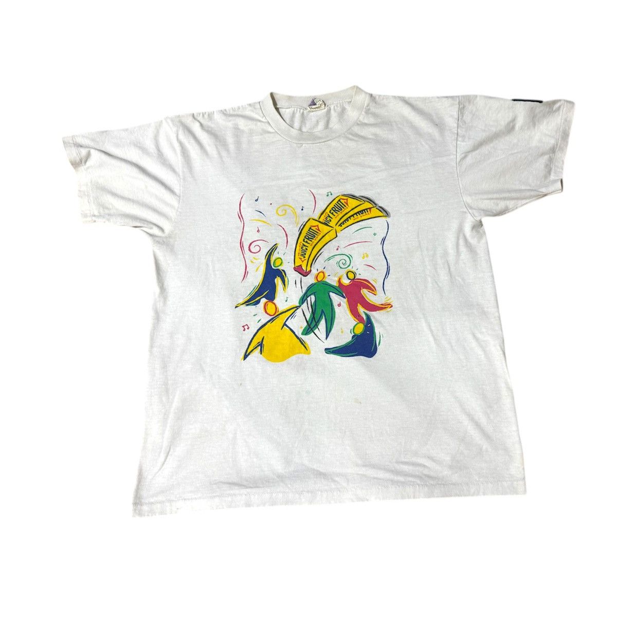 Vintage Vintage 90s Wrigley’s Chewing Gum T-Shirt Distressed Size US L / EU 52-54 / 3 - 1 Thumbnail