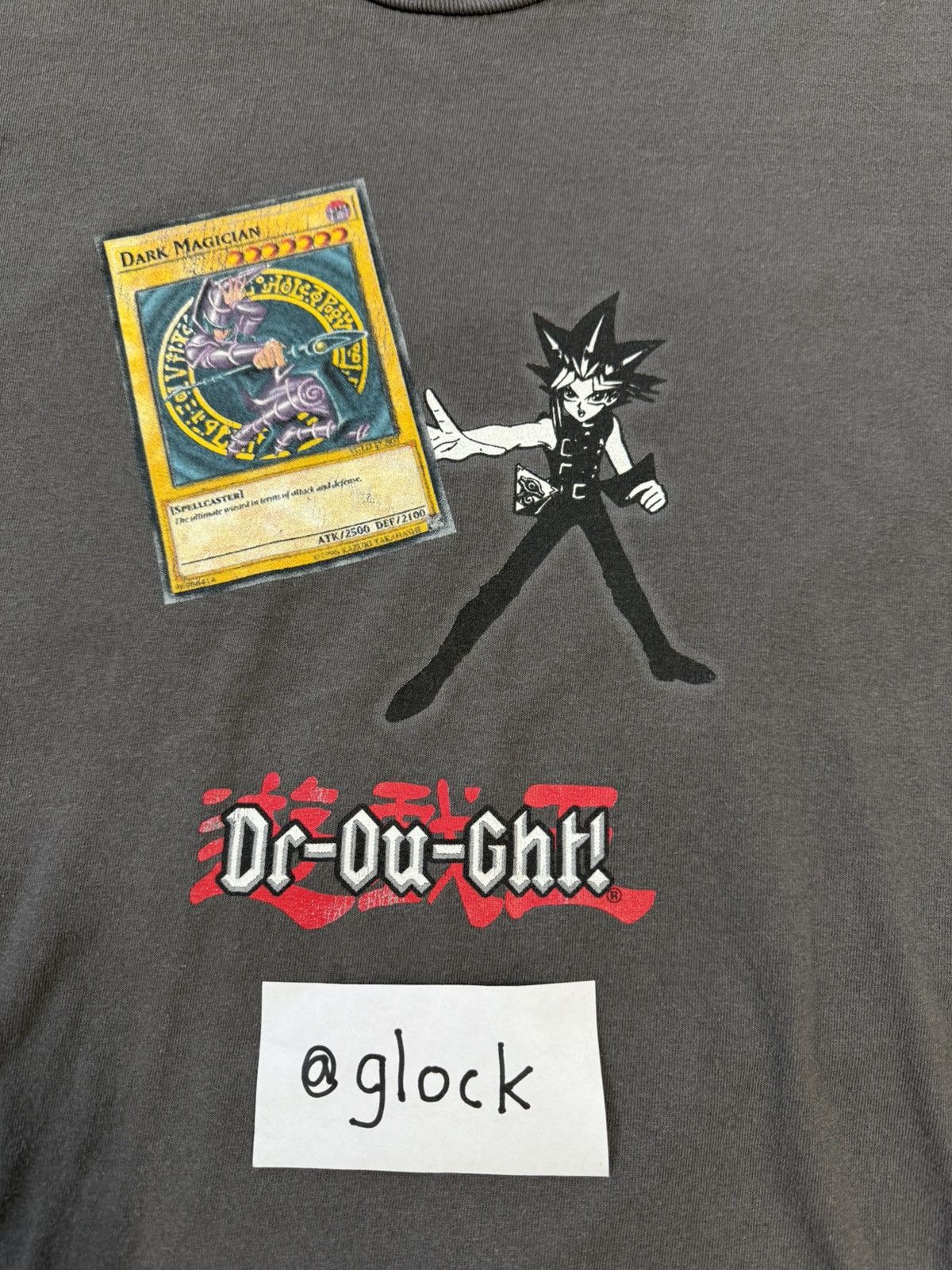 Japanese Brand Yu-Gi-Oh Drought Dark Magician Grey Tee Size Large Size US L / EU 52-54 / 3 - 3 Thumbnail