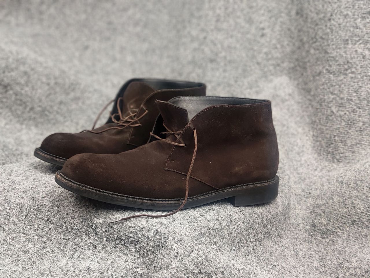 J.M. Weston J. M. Weston France Brown Suede Miles Chukka Desert Boots Size US 10 / EU 43 - 21 Thumbnail